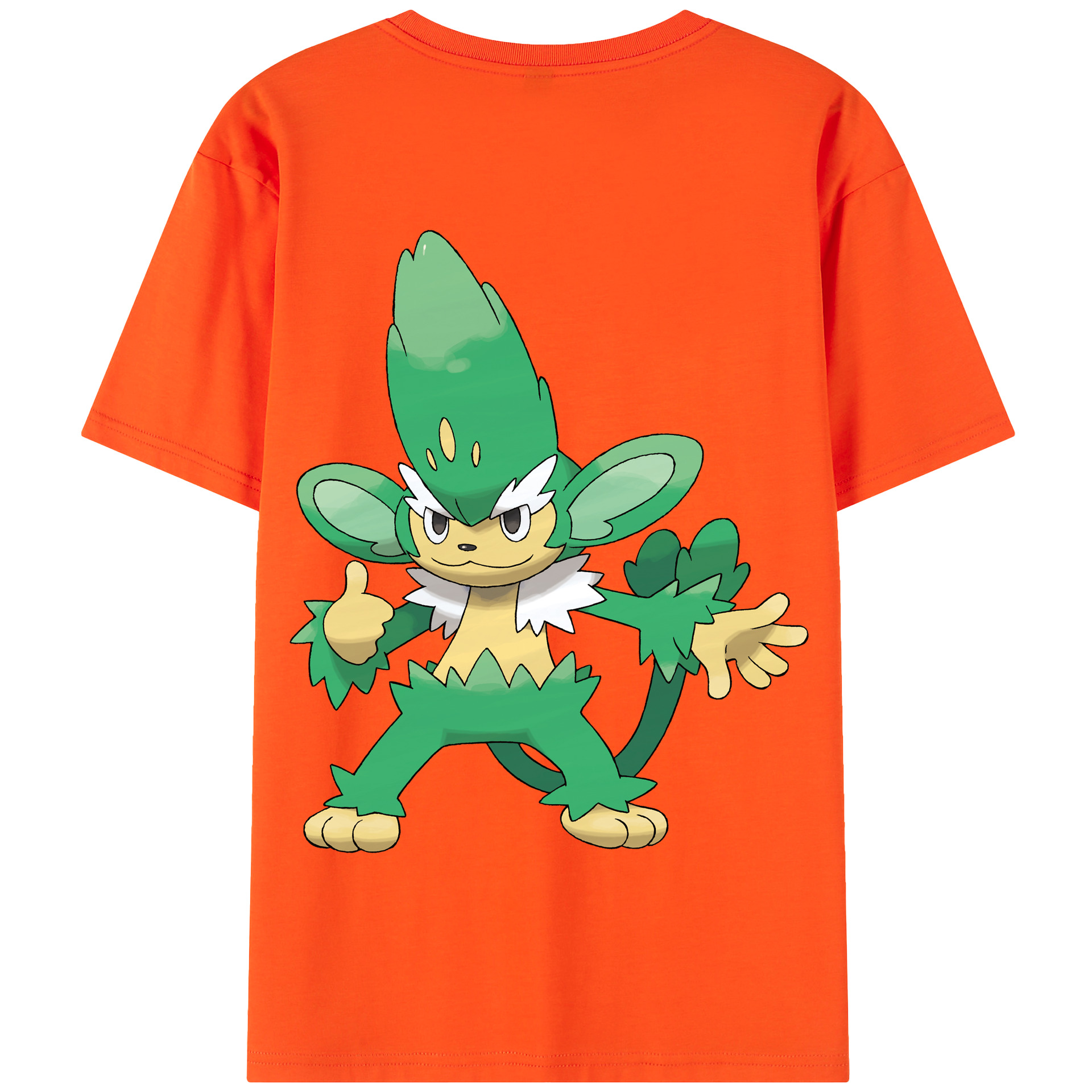 （画像用） ポケットモンスター Pokémon 綿100％半袖Tシャツ（背面プリント）