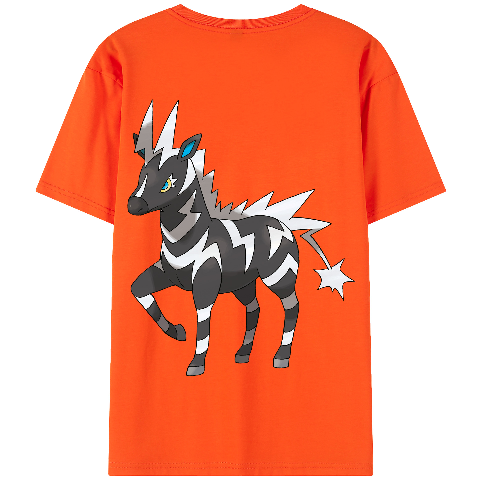 （画像用） ポケットモンスター Pokémon 綿100％半袖Tシャツ（背面プリント）