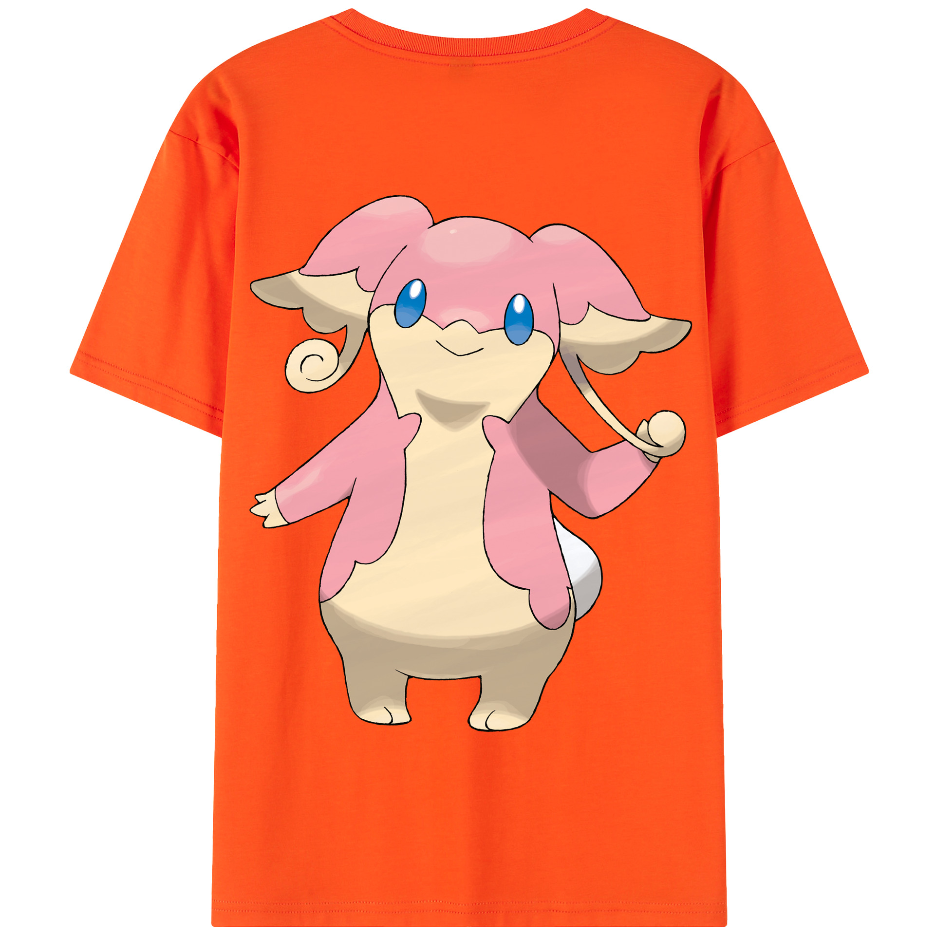 （画像用） ポケットモンスター Pokémon 綿100％半袖Tシャツ（背面プリント）