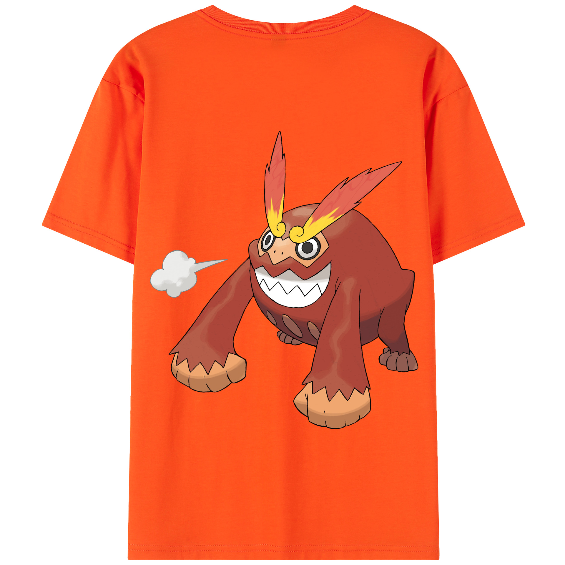 （画像用） ポケットモンスター Pokémon 綿100％半袖Tシャツ（背面プリント）