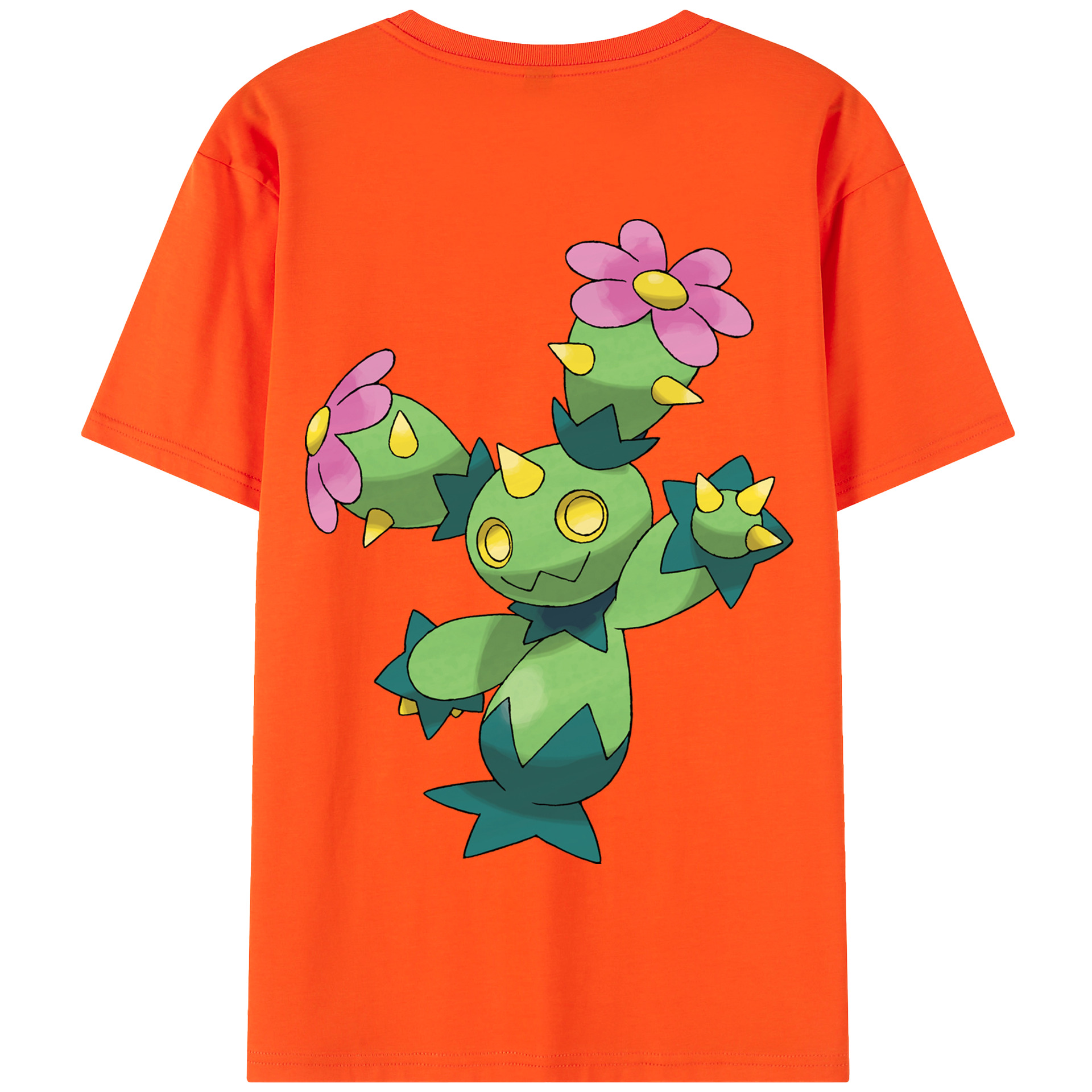 （画像用） ポケットモンスター Pokémon 綿100％半袖Tシャツ（背面プリント）