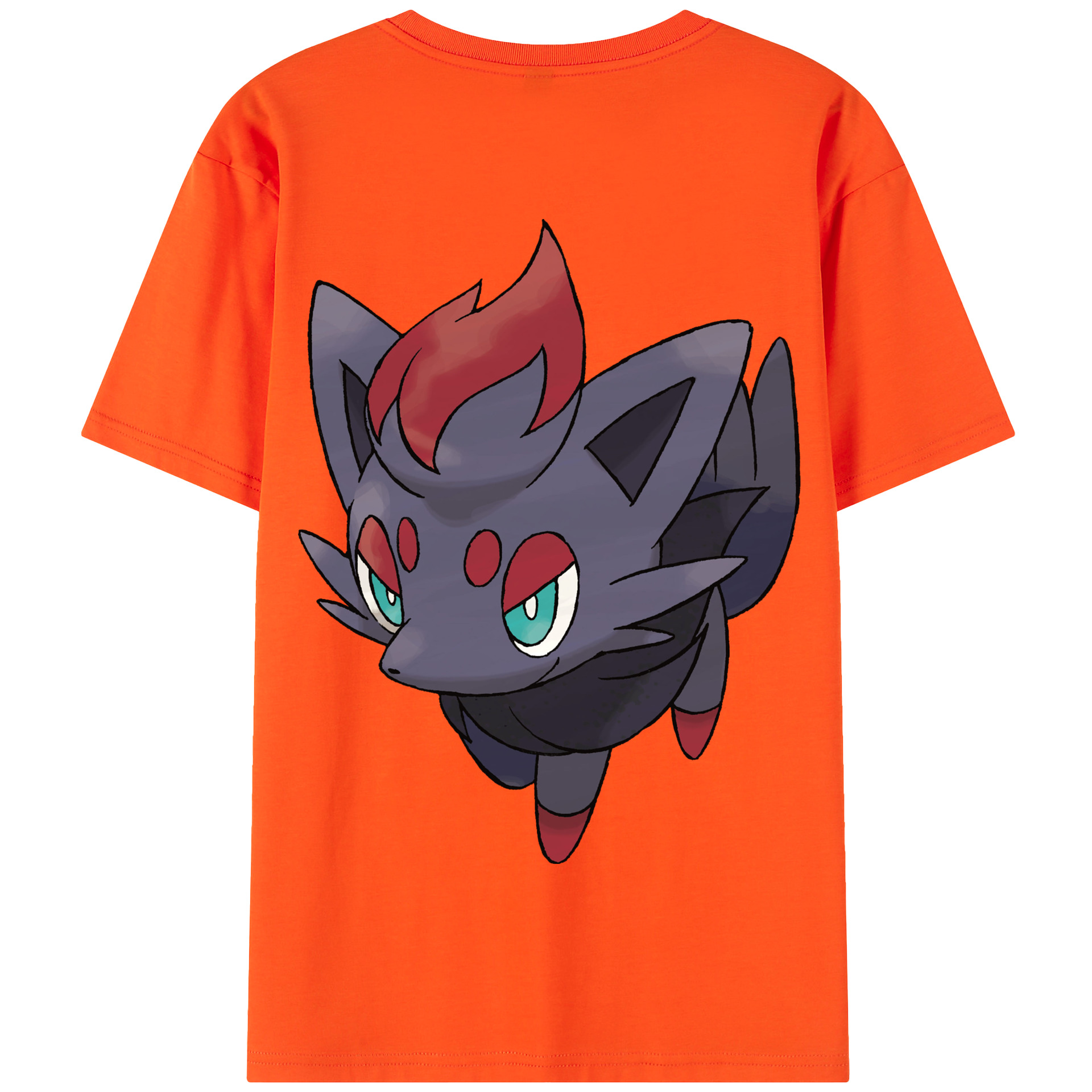 （画像用） ポケットモンスター Pokémon 綿100％半袖Tシャツ（背面プリント）