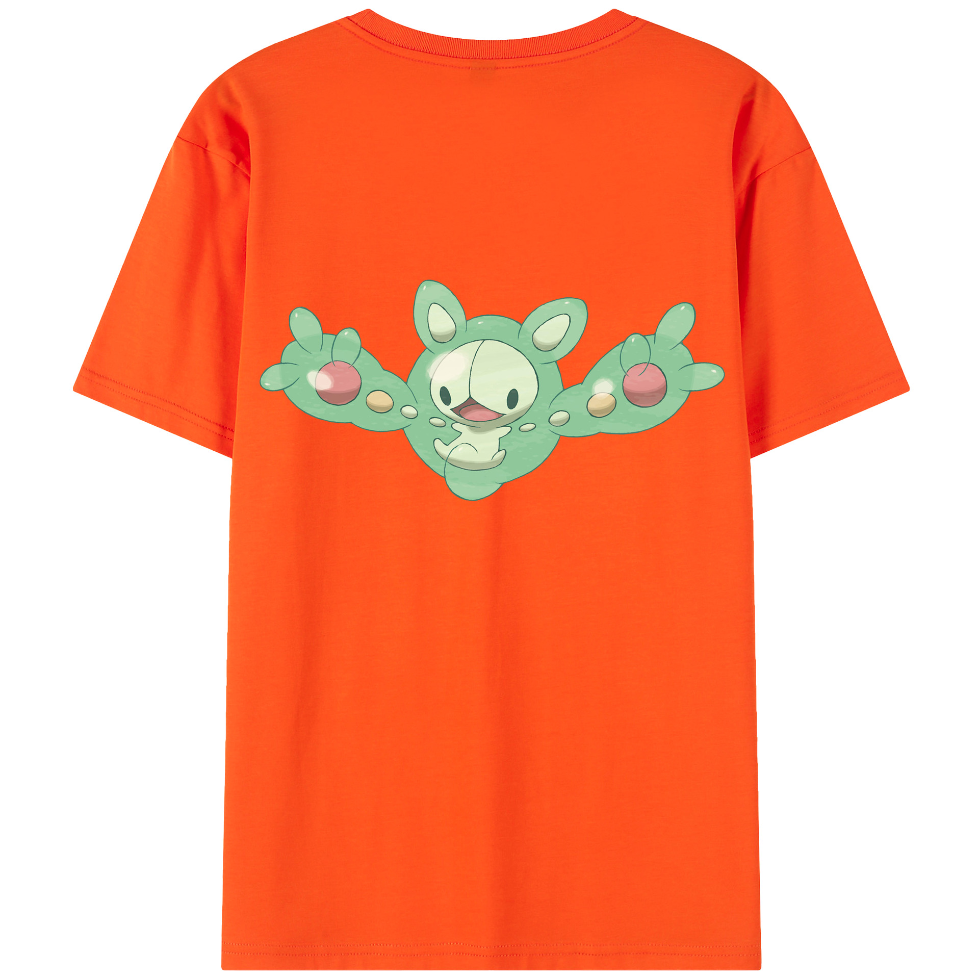 （画像用） ポケットモンスター Pokémon 綿100％半袖Tシャツ（背面プリント）
