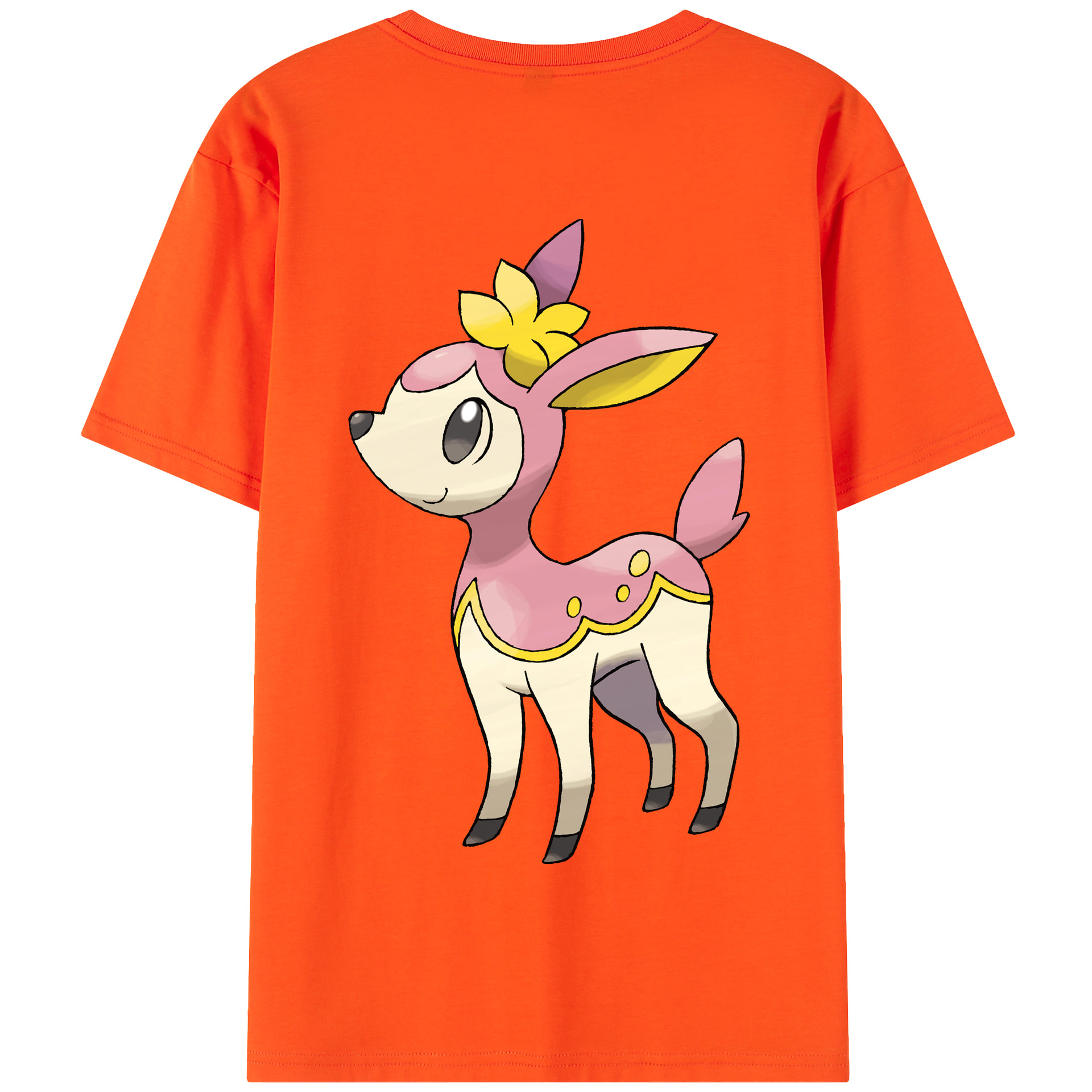 （画像用） ポケットモンスター Pokémon 綿100％半袖Tシャツ（背面プリント）