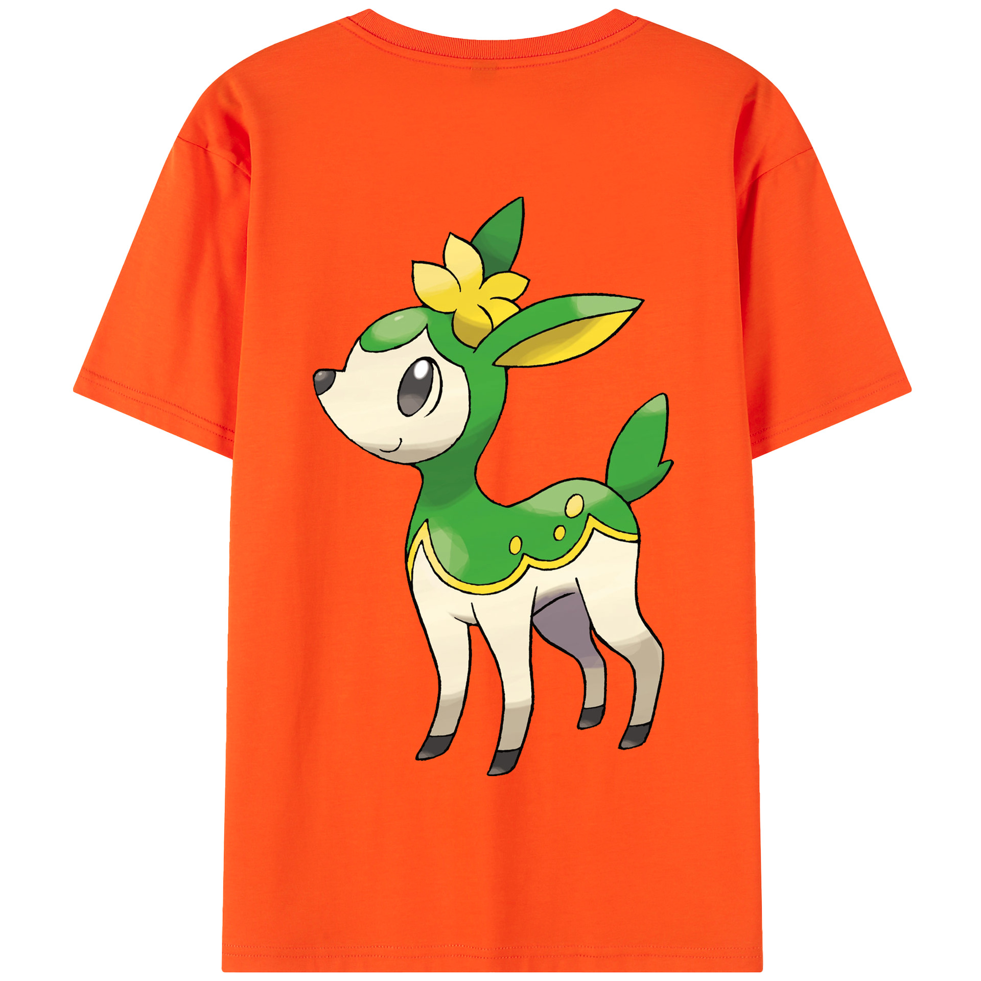 （画像用） ポケットモンスター Pokémon 綿100％半袖Tシャツ（背面プリント）