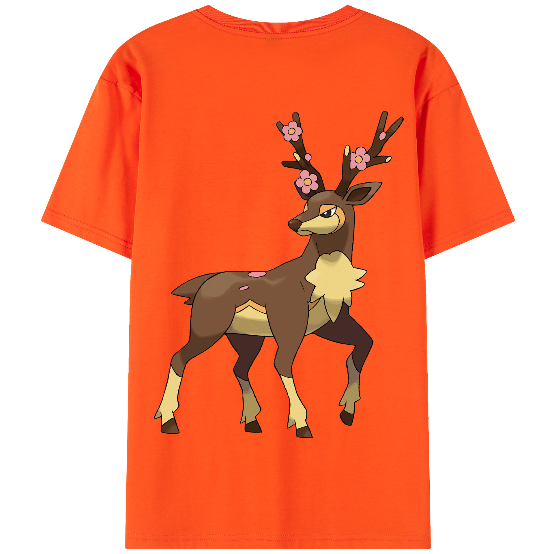 （画像用） ポケットモンスター Pokémon 綿100％半袖Tシャツ（背面プリント）