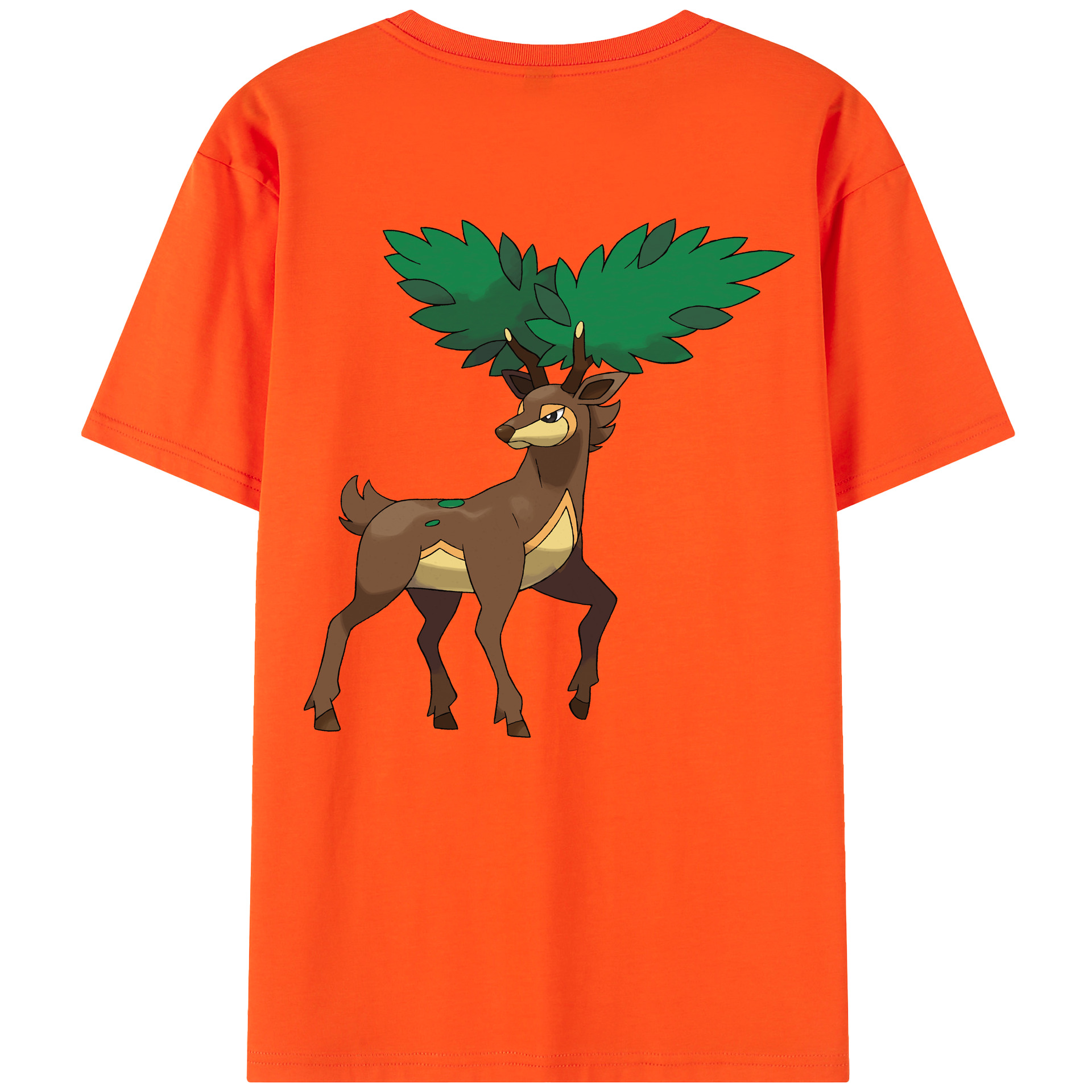 （画像用） ポケットモンスター Pokémon 綿100％半袖Tシャツ（背面プリント）