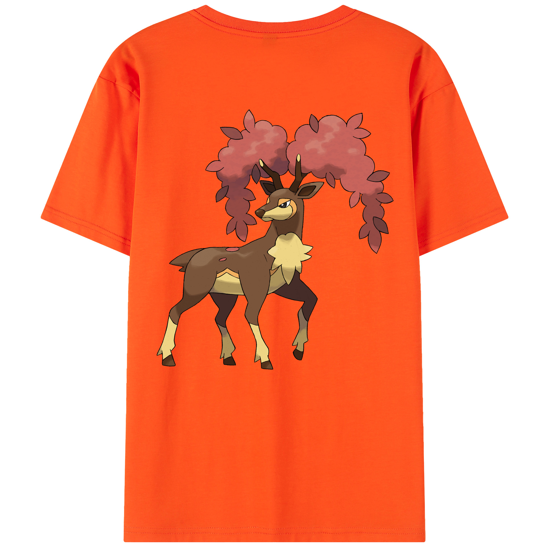 （画像用） ポケットモンスター Pokémon 綿100％半袖Tシャツ（背面プリント）