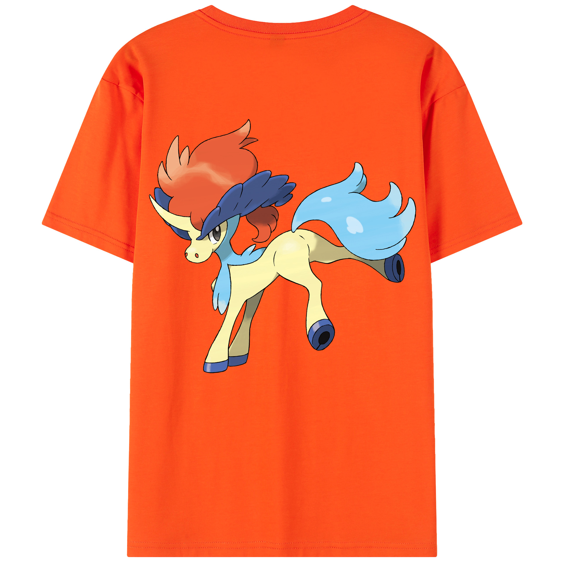 （画像用） ポケットモンスター Pokémon 綿100％半袖Tシャツ（背面プリント）