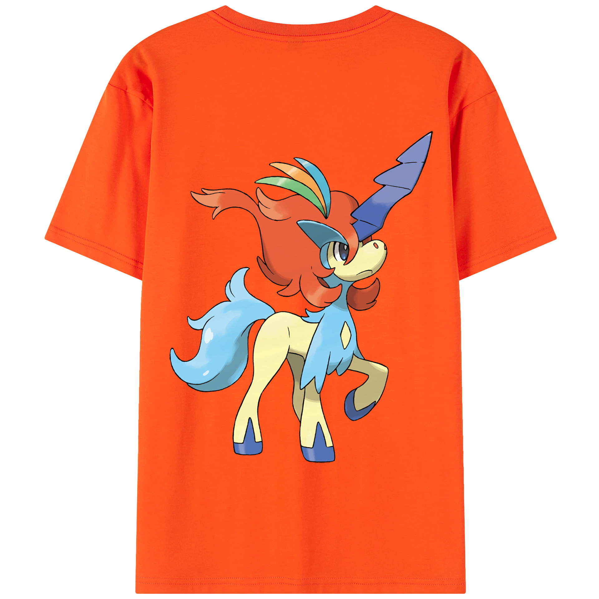 （画像用） ポケットモンスター Pokémon 綿100％半袖Tシャツ（背面プリント）
