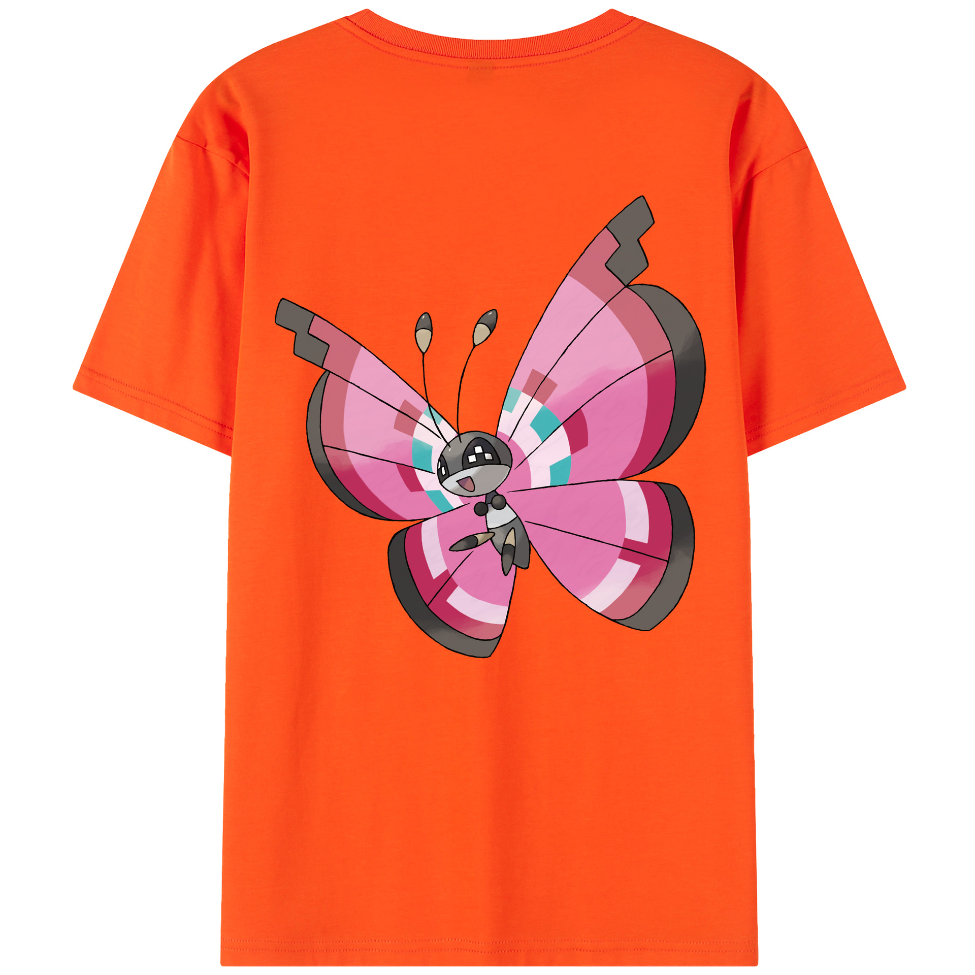 （画像用） ポケットモンスター Pokémon 綿100％半袖Tシャツ（背面プリント）