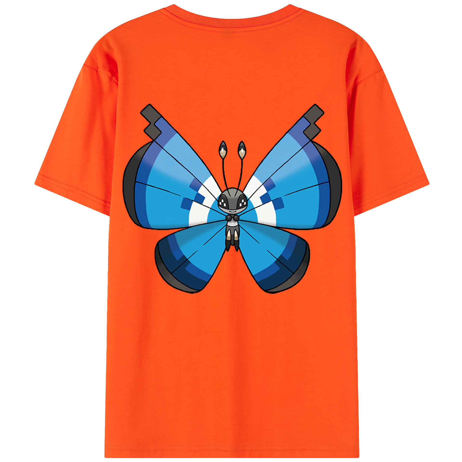 （画像用） ポケットモンスター Pokémon 綿100％半袖Tシャツ（背面プリント）