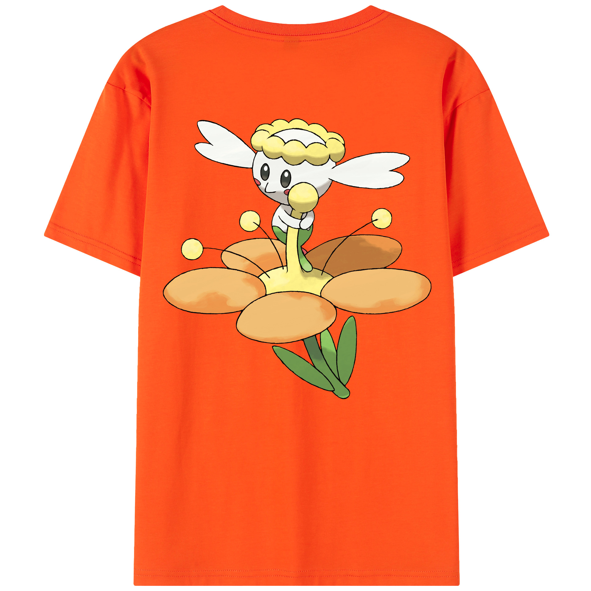 （画像用） ポケットモンスター Pokémon 綿100％半袖Tシャツ（背面プリント）