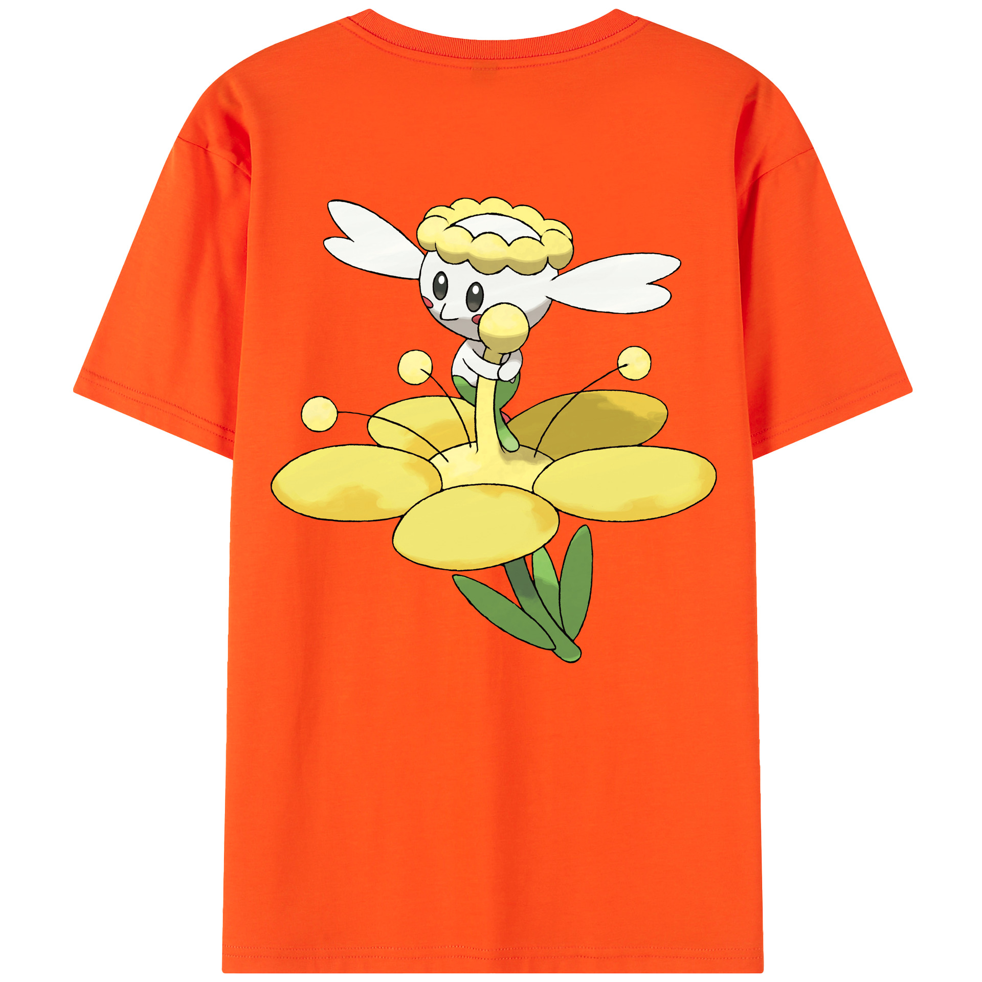 （画像用） ポケットモンスター Pokémon 綿100％半袖Tシャツ（背面プリント）