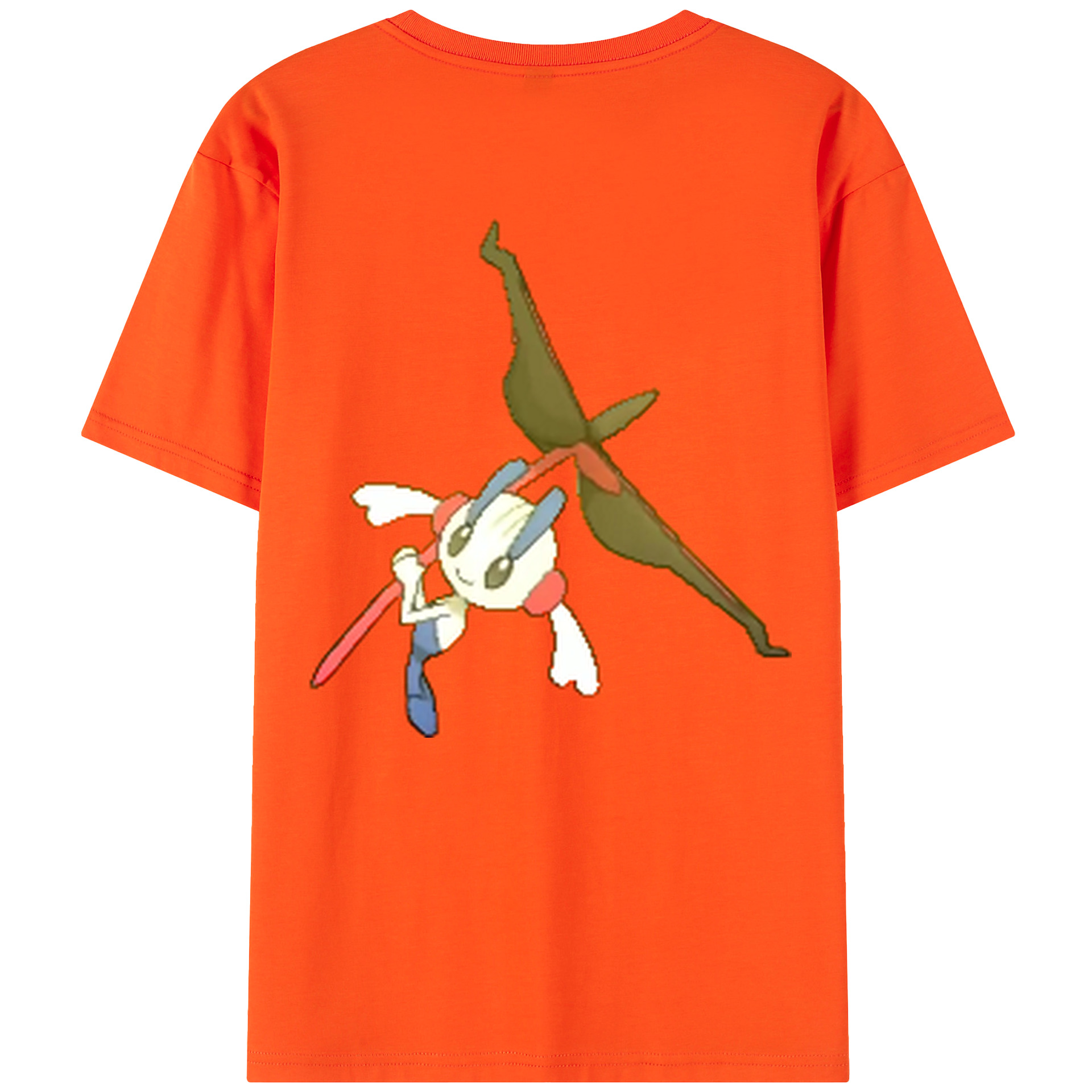 （画像用） ポケットモンスター Pokémon 綿100％半袖Tシャツ（背面プリント）