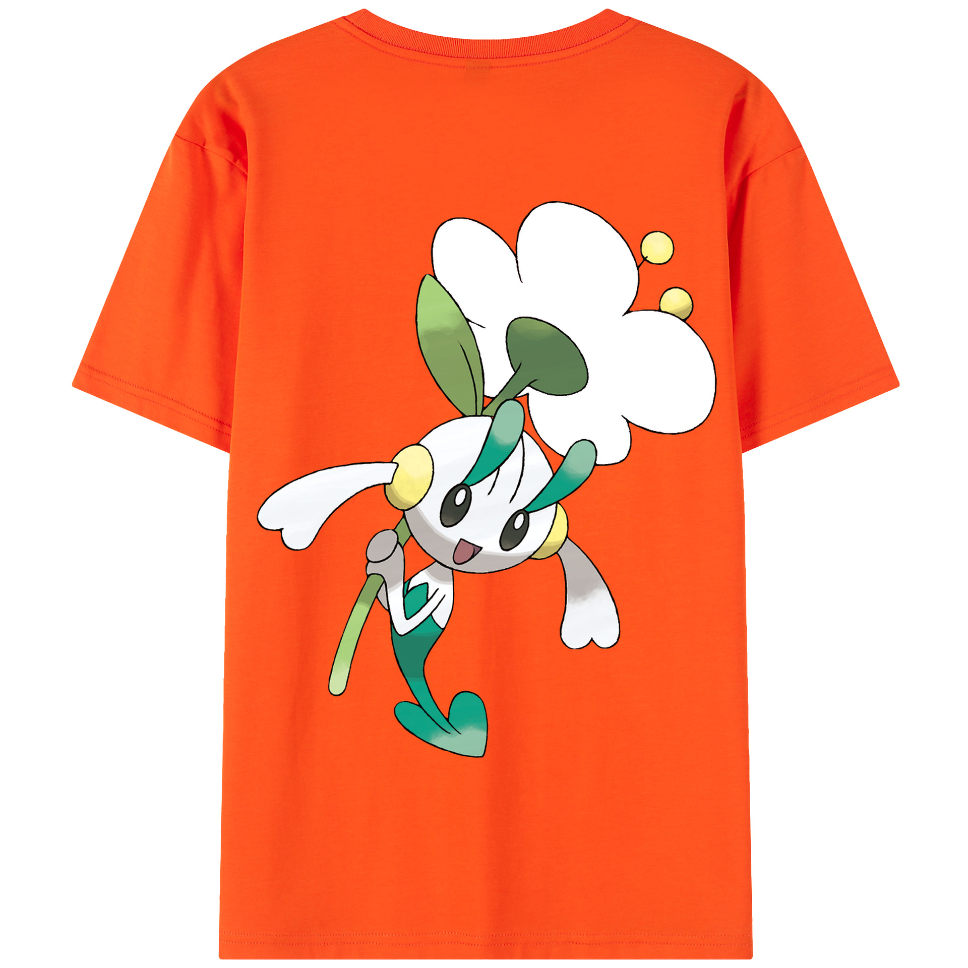 （画像用） ポケットモンスター Pokémon 綿100％半袖Tシャツ（背面プリント）