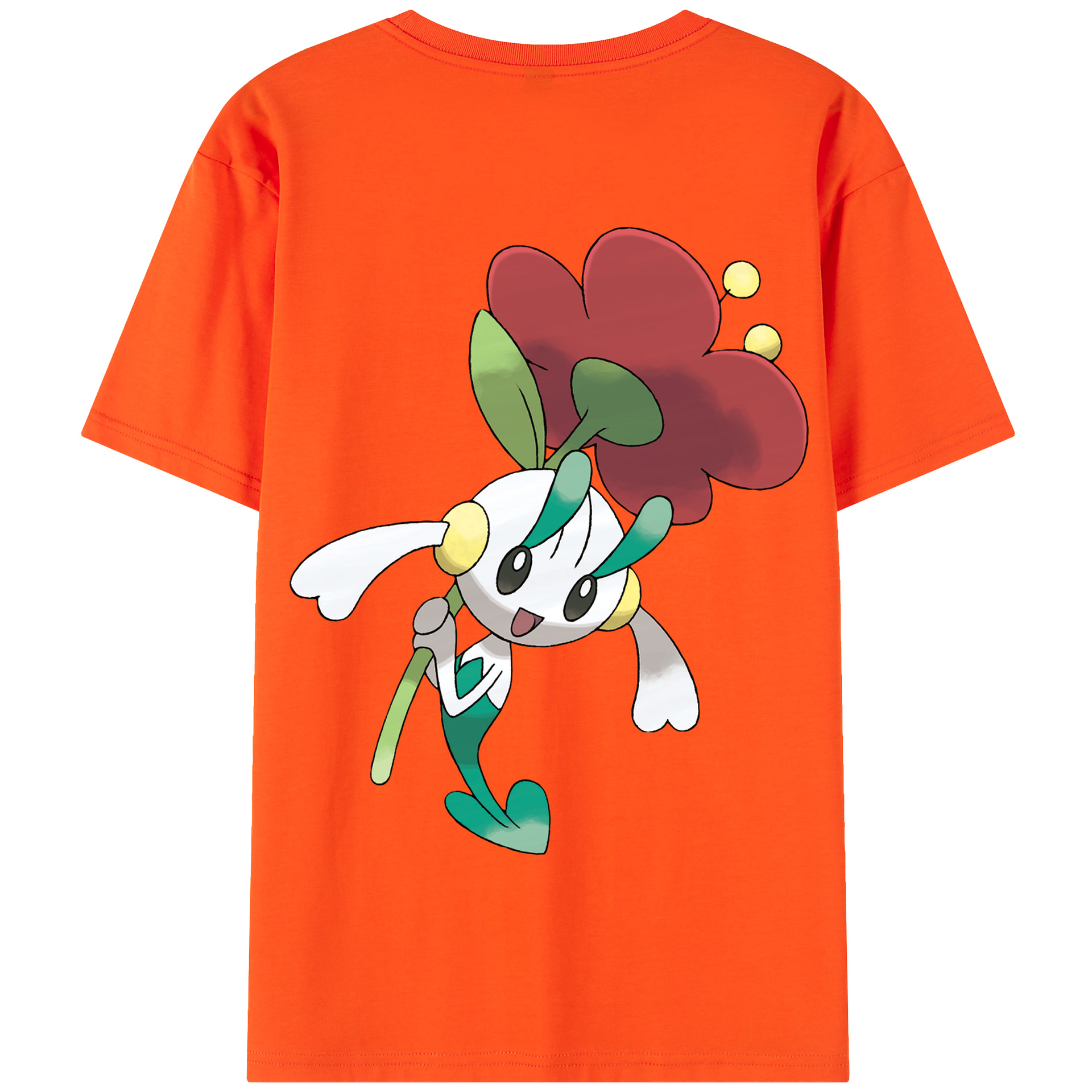 （画像用） ポケットモンスター Pokémon 綿100％半袖Tシャツ（背面プリント）