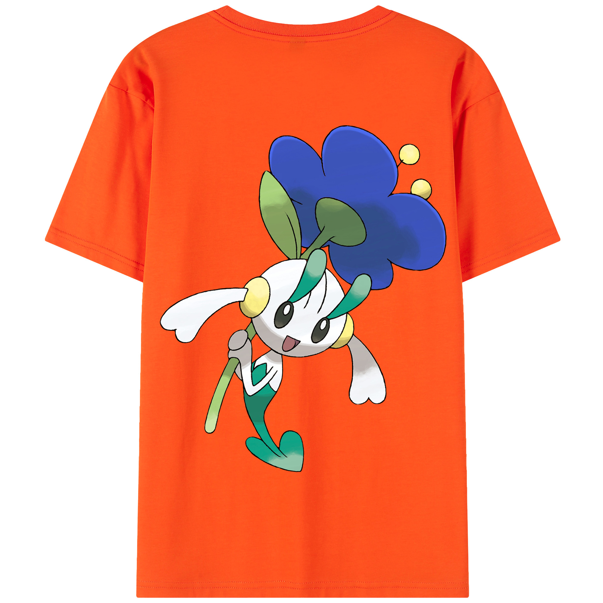（画像用） ポケットモンスター Pokémon 綿100％半袖Tシャツ（背面プリント）