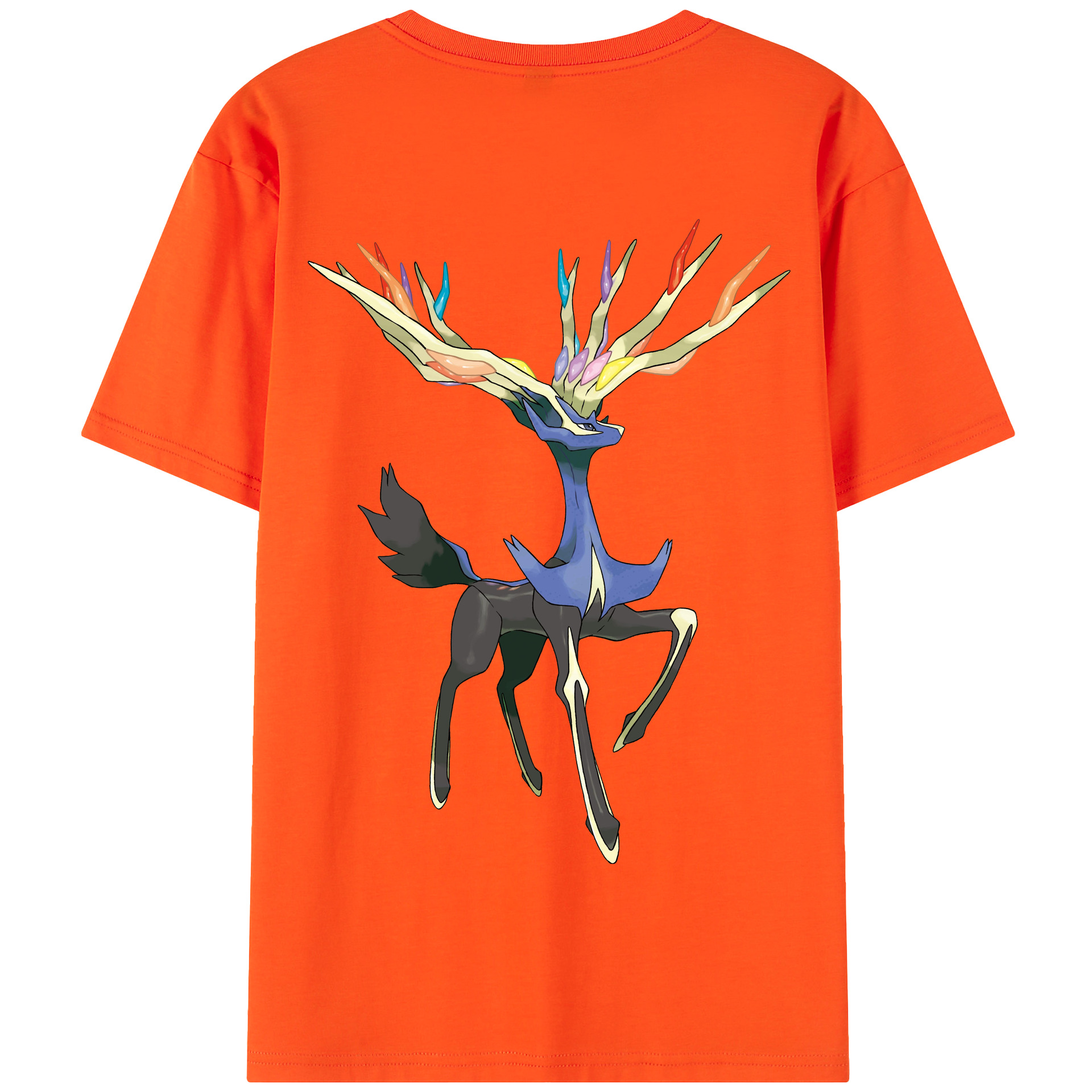 （画像用） ポケットモンスター Pokémon 綿100％半袖Tシャツ（背面プリント）