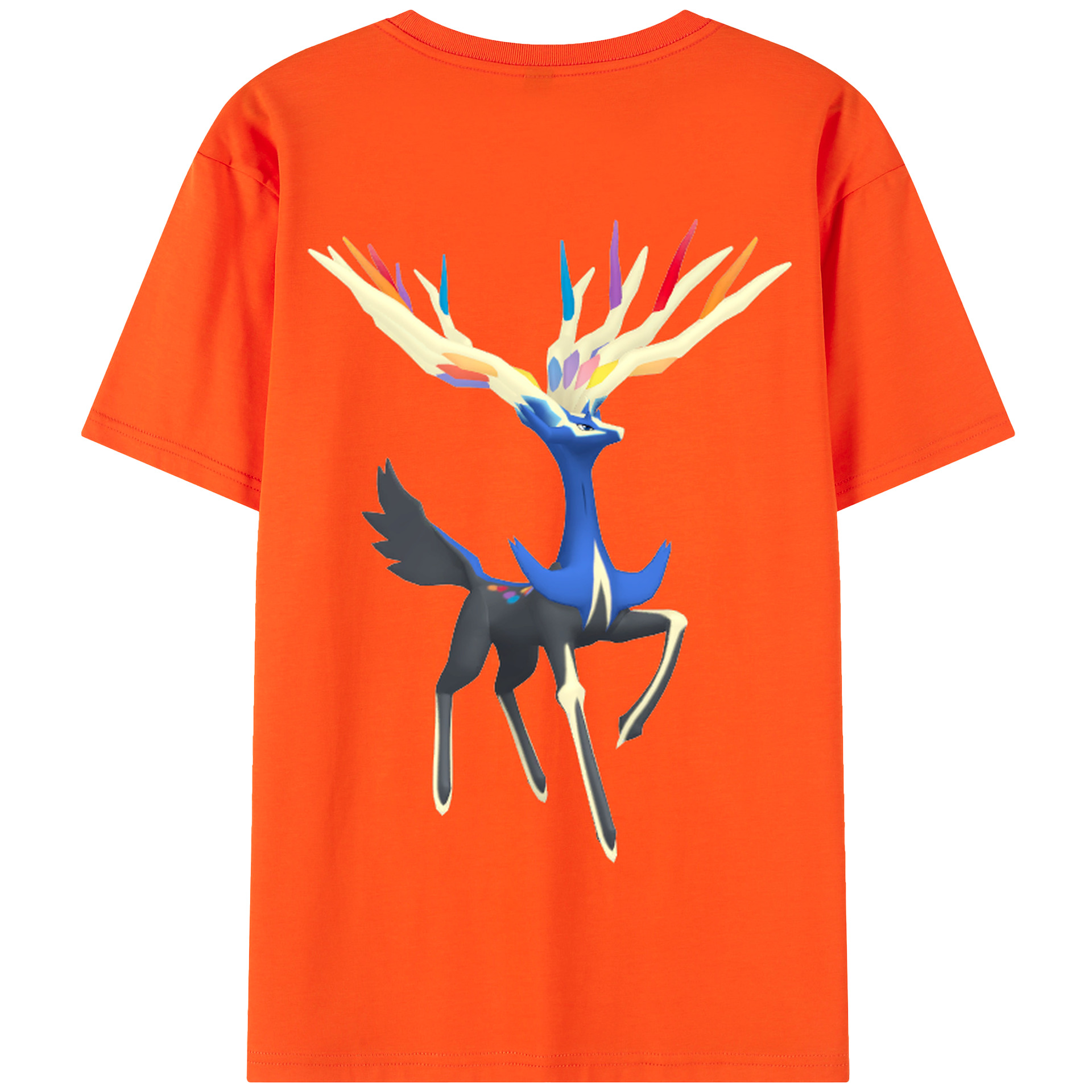 （画像用） ポケットモンスター Pokémon 綿100％半袖Tシャツ（背面プリント）