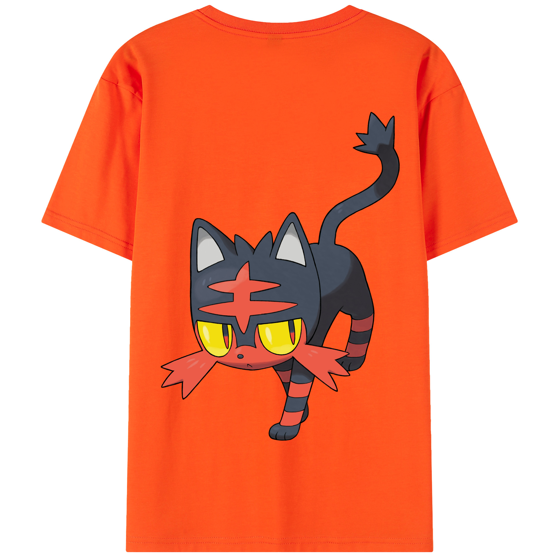 （画像用） ポケットモンスター Pokémon 綿100％半袖Tシャツ（背面プリント）