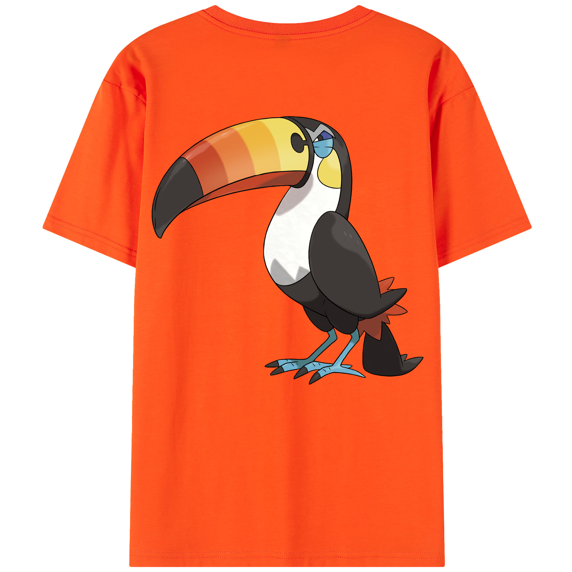 （画像用） ポケットモンスター Pokémon 綿100％半袖Tシャツ（背面プリント）