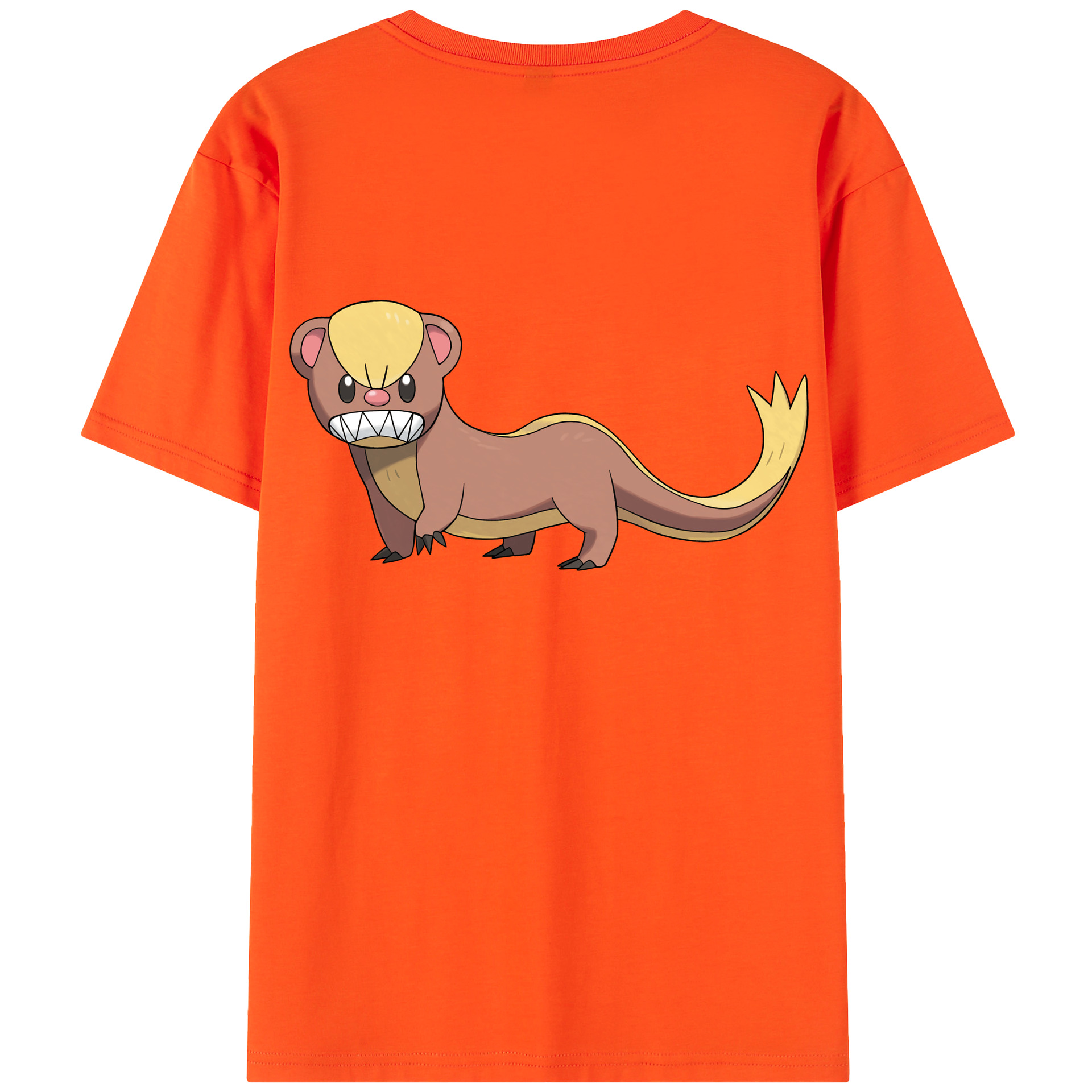 （画像用） ポケットモンスター Pokémon 綿100％半袖Tシャツ（背面プリント）