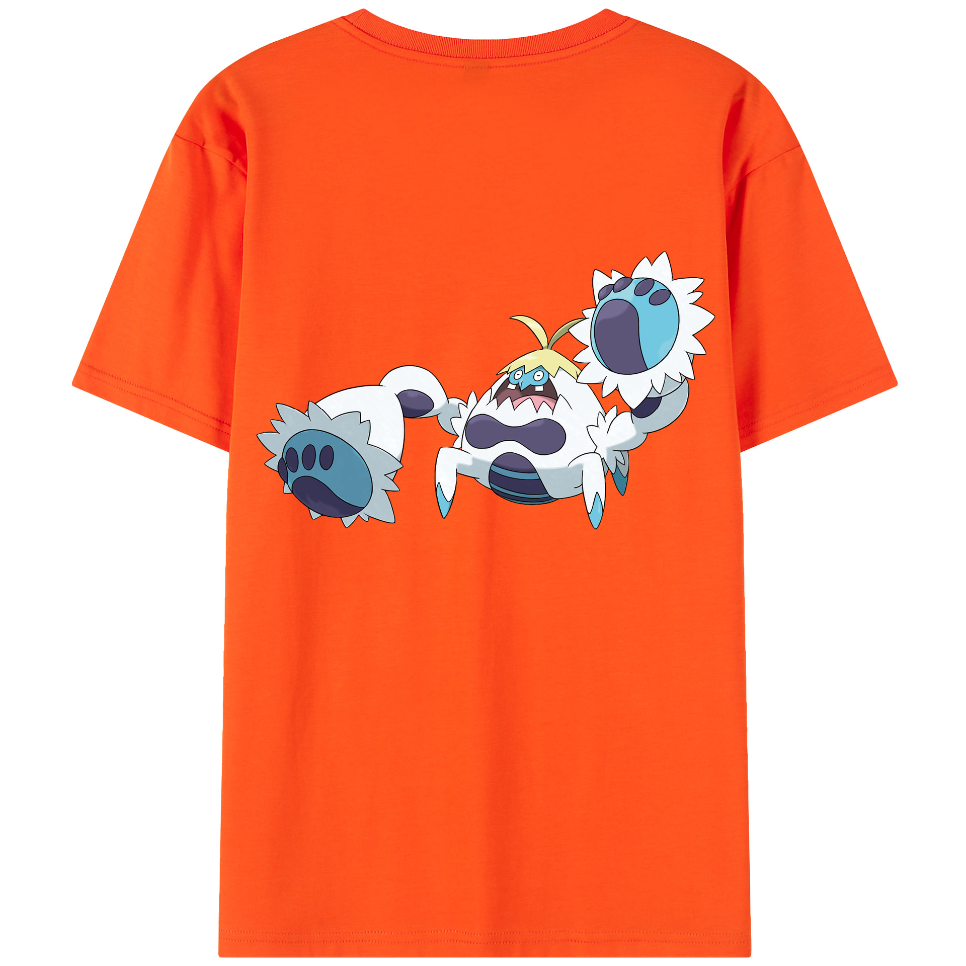 （画像用） ポケットモンスター Pokémon 綿100％半袖Tシャツ（背面プリント）