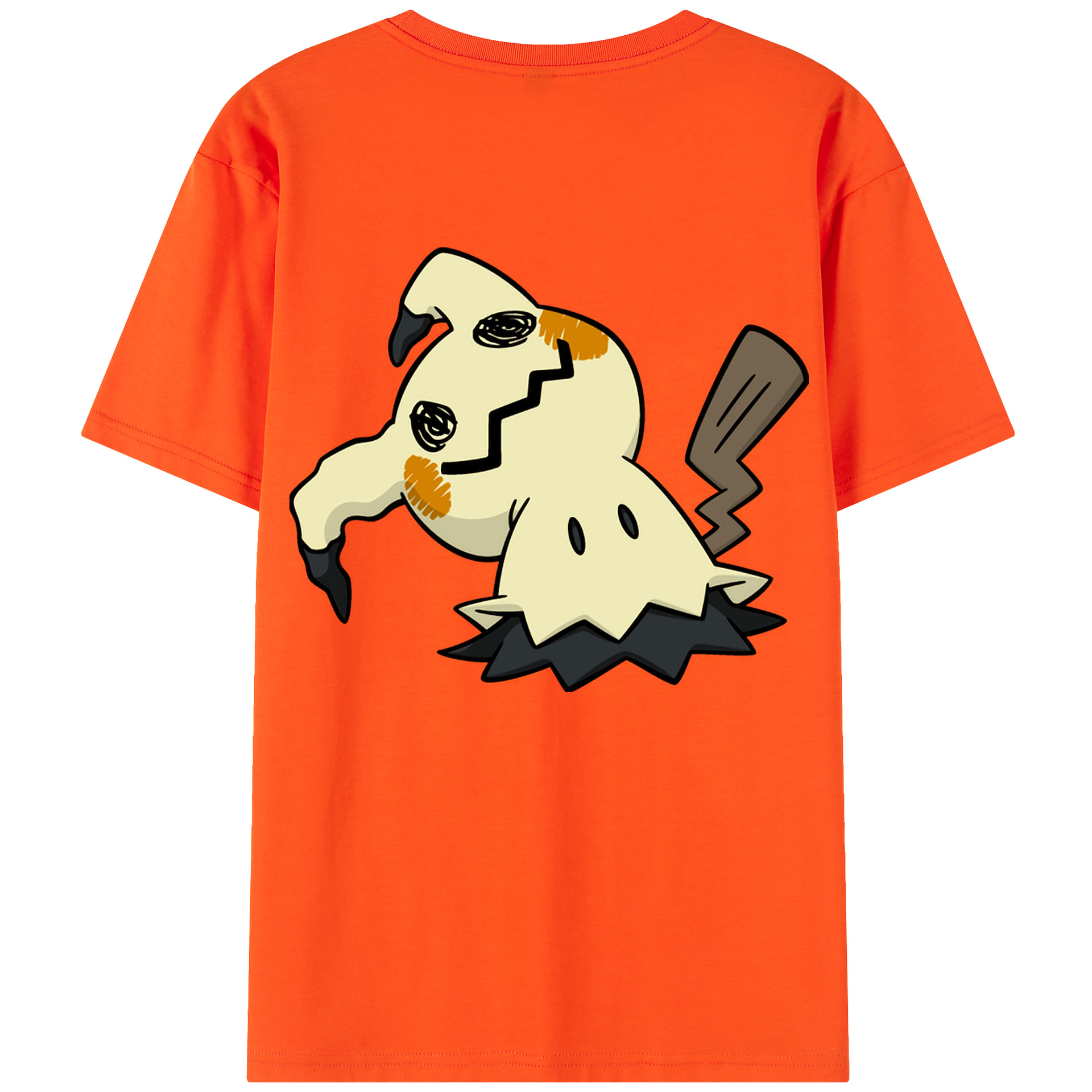 （画像用） ポケットモンスター Pokémon 綿100％半袖Tシャツ（背面プリント）