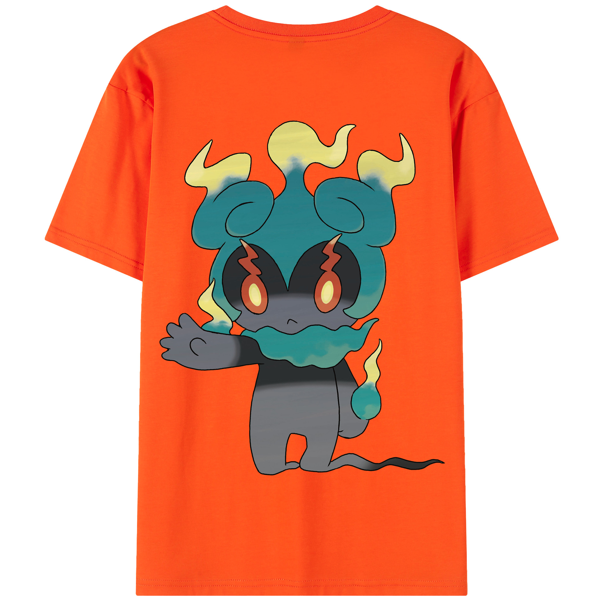 （画像用） ポケットモンスター Pokémon 綿100％半袖Tシャツ（背面プリント）
