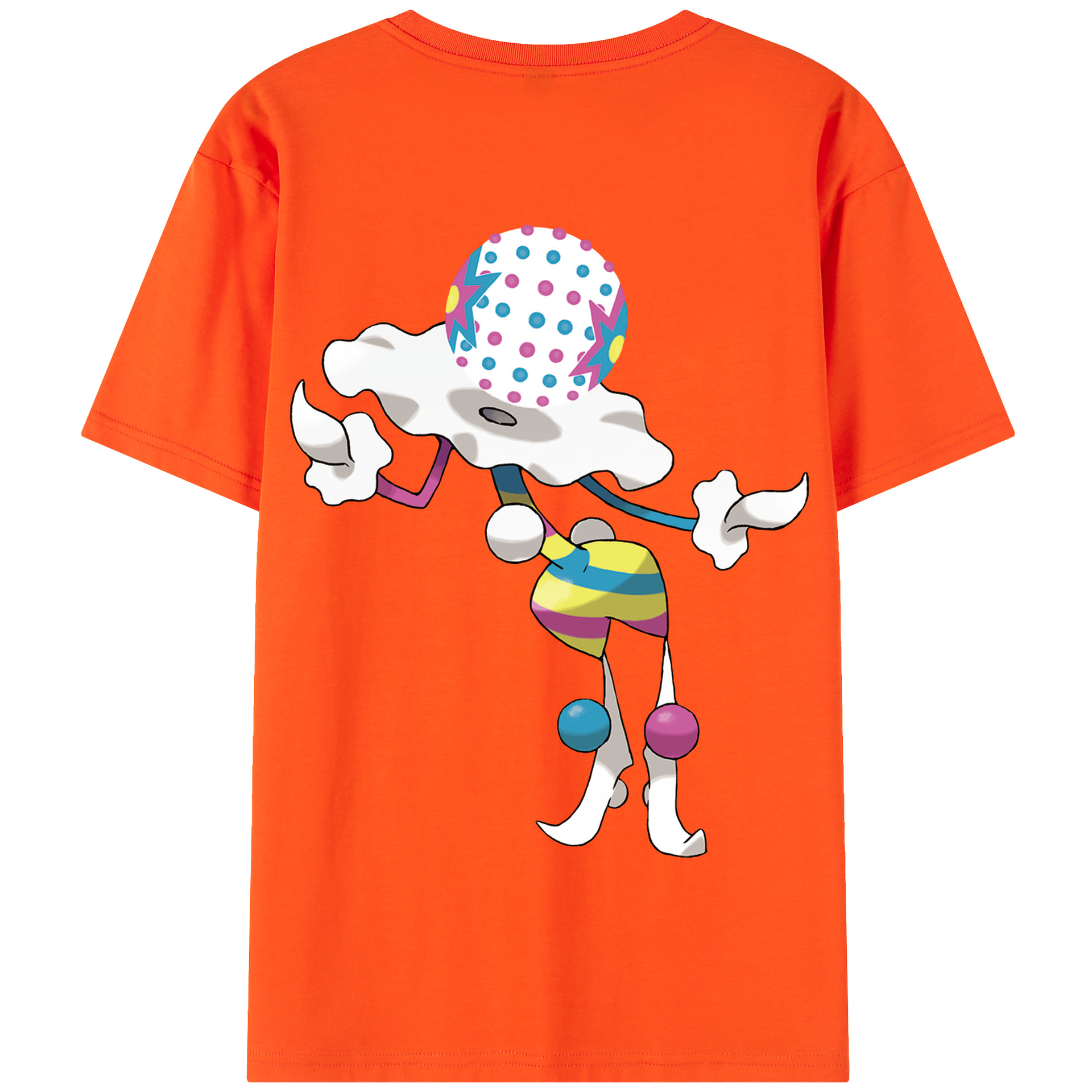 （画像用） ポケットモンスター Pokémon 綿100％半袖Tシャツ（背面プリント）