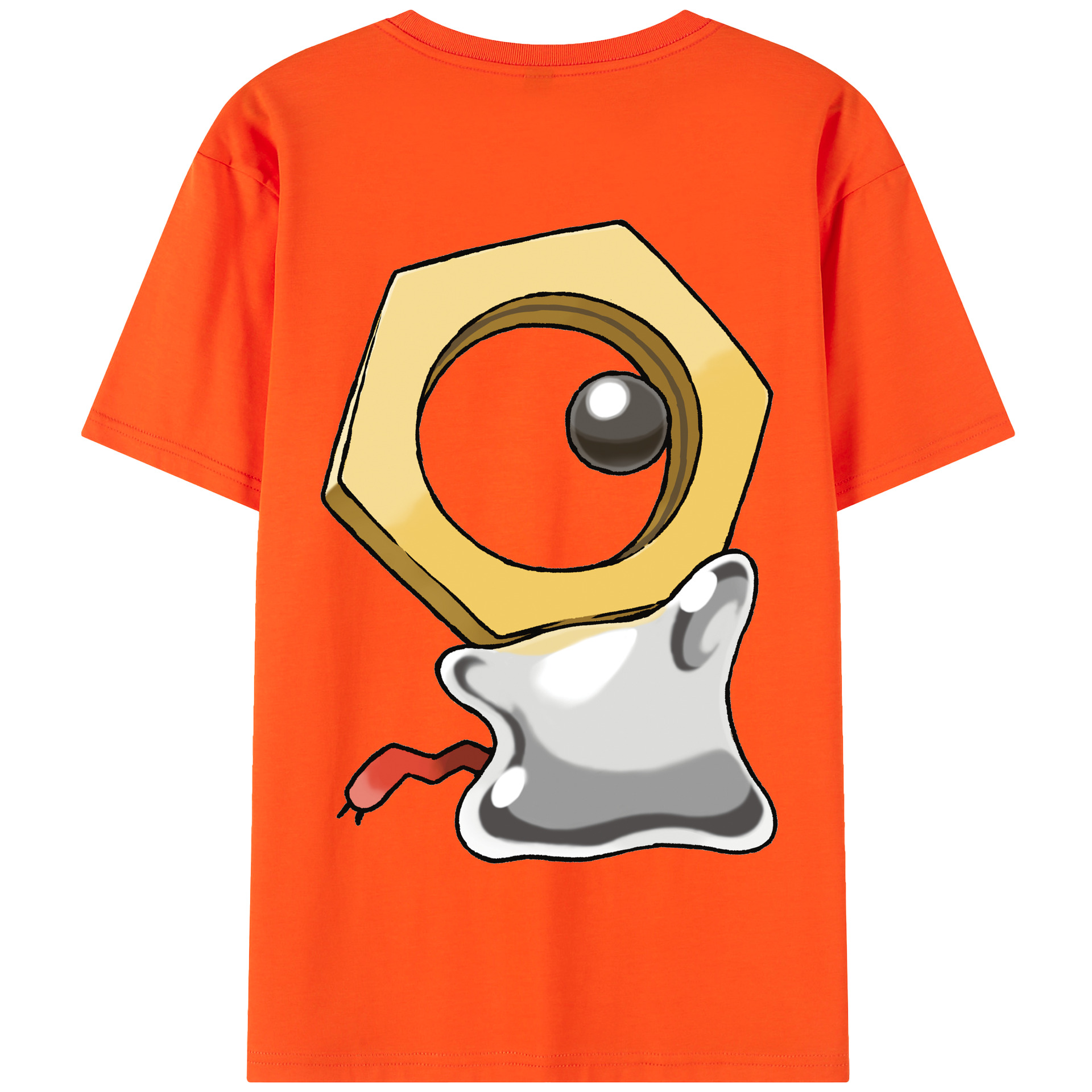 （画像用） ポケットモンスター Pokémon 綿100％半袖Tシャツ（背面プリント）