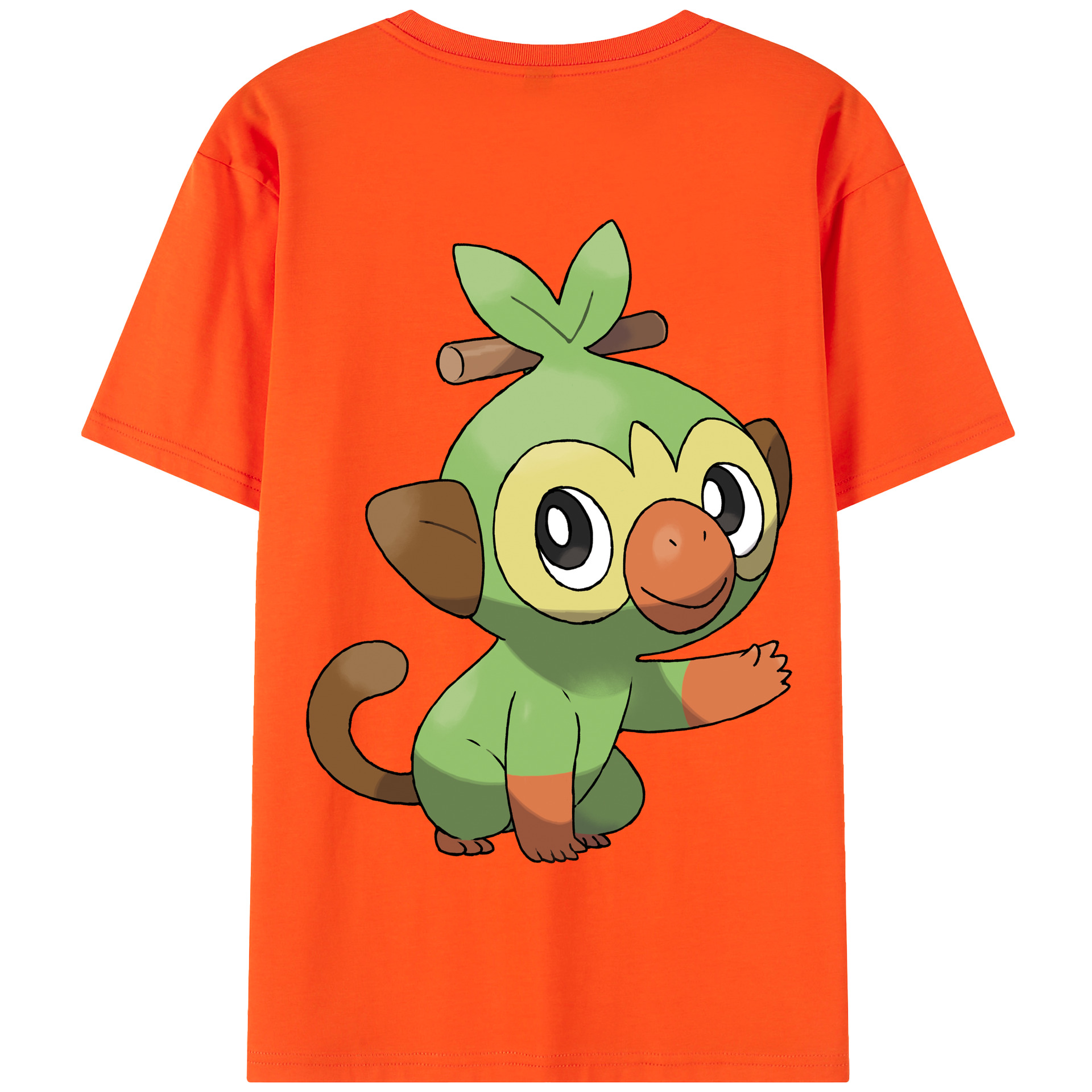 （画像用） ポケットモンスター Pokémon 綿100％半袖Tシャツ（背面プリント）
