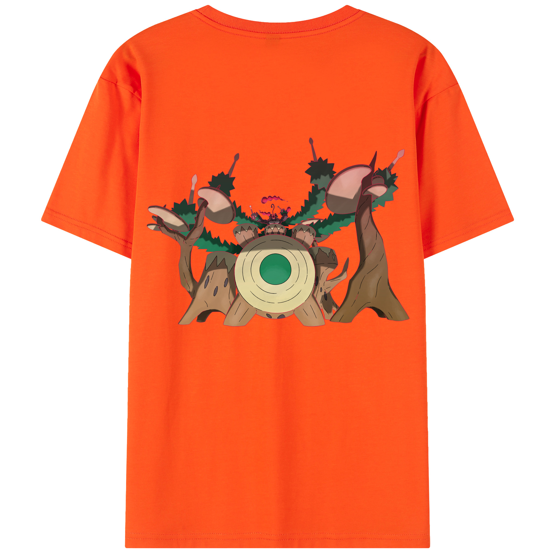 （画像用） ポケットモンスター Pokémon 綿100％半袖Tシャツ（背面プリント）