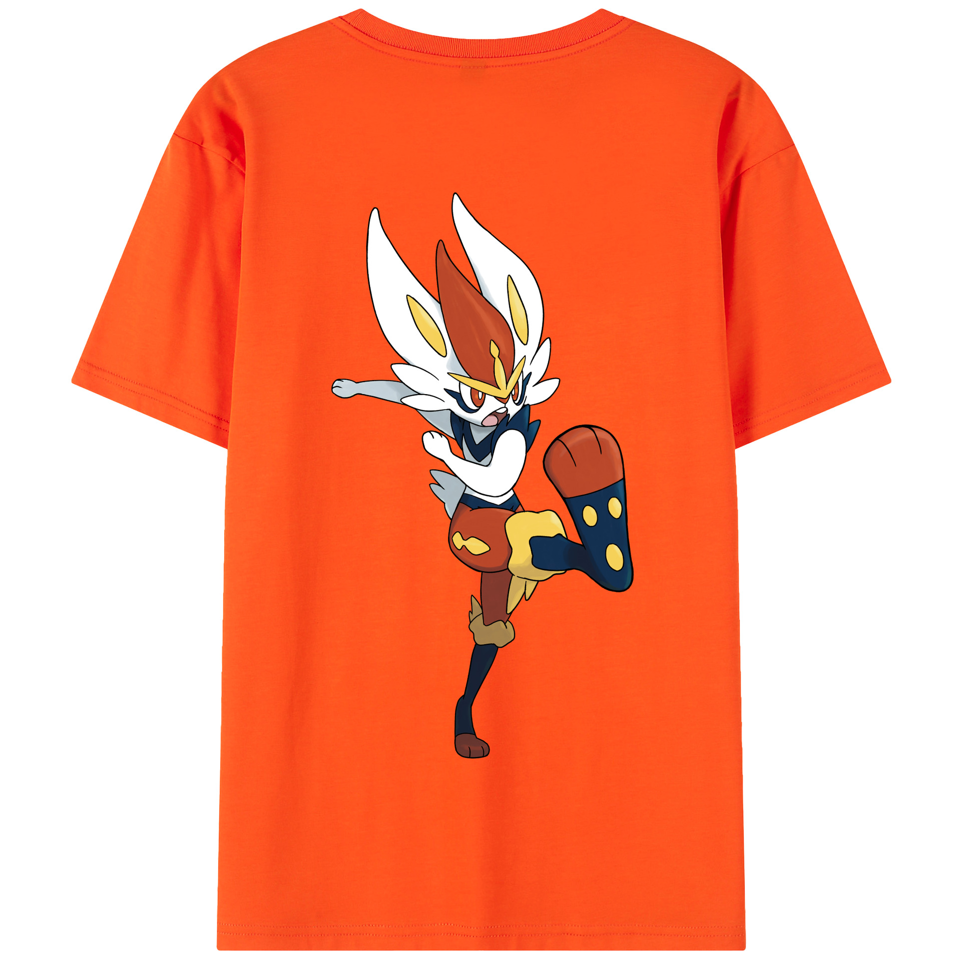 （画像用） ポケットモンスター Pokémon 綿100％半袖Tシャツ（背面プリント）