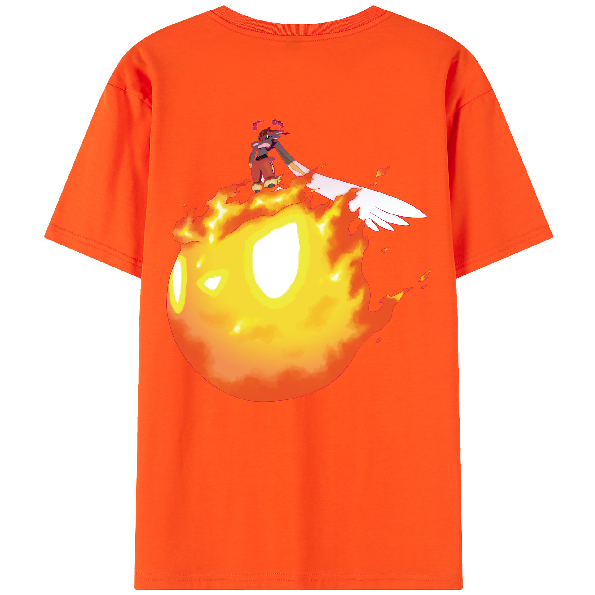 （画像用） ポケットモンスター Pokémon 綿100％半袖Tシャツ（背面プリント）