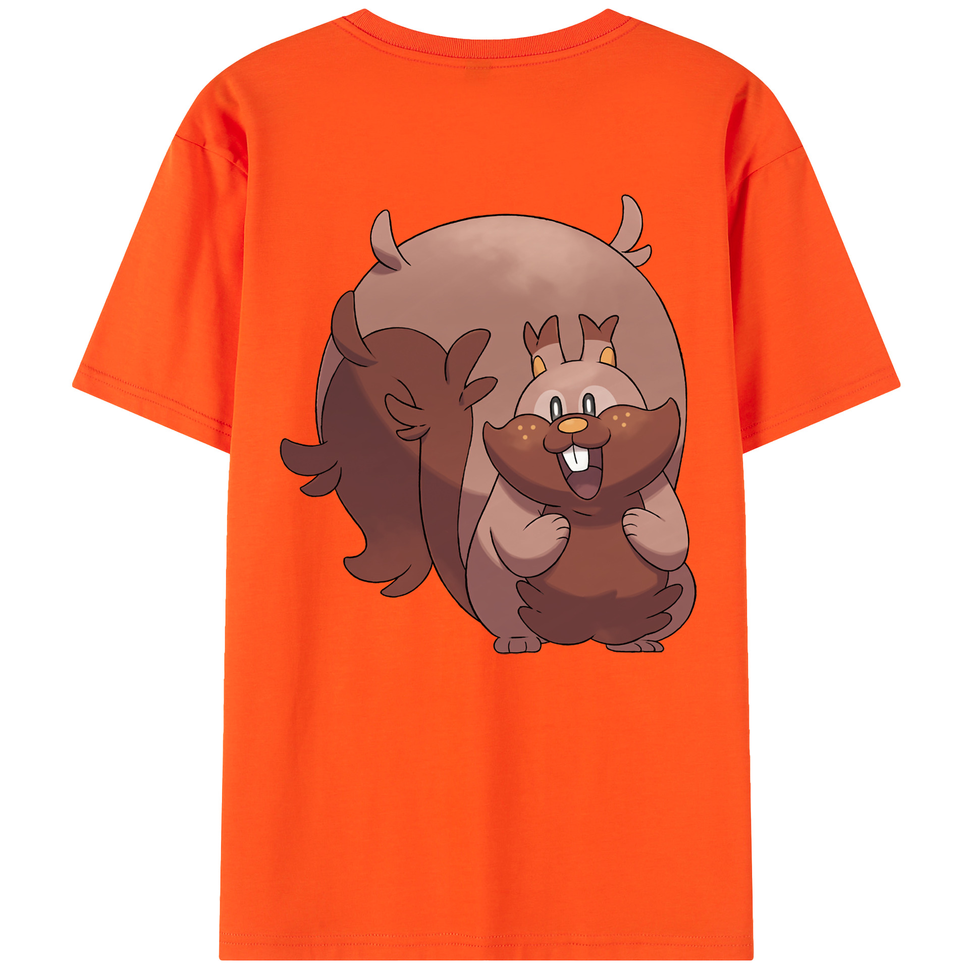 （画像用） ポケットモンスター Pokémon 綿100％半袖Tシャツ（背面プリント）
