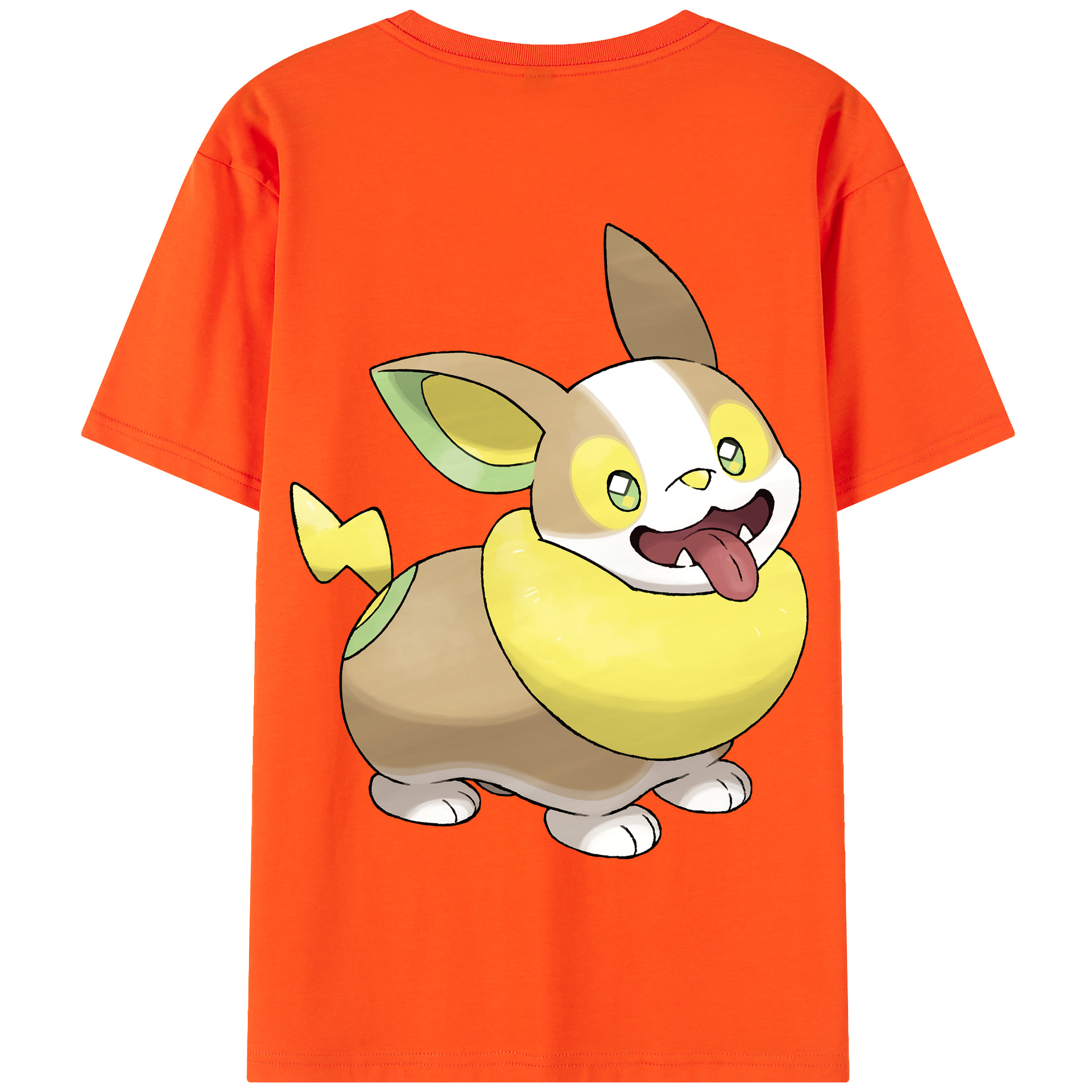 （画像用） ポケットモンスター Pokémon 綿100％半袖Tシャツ（背面プリント）