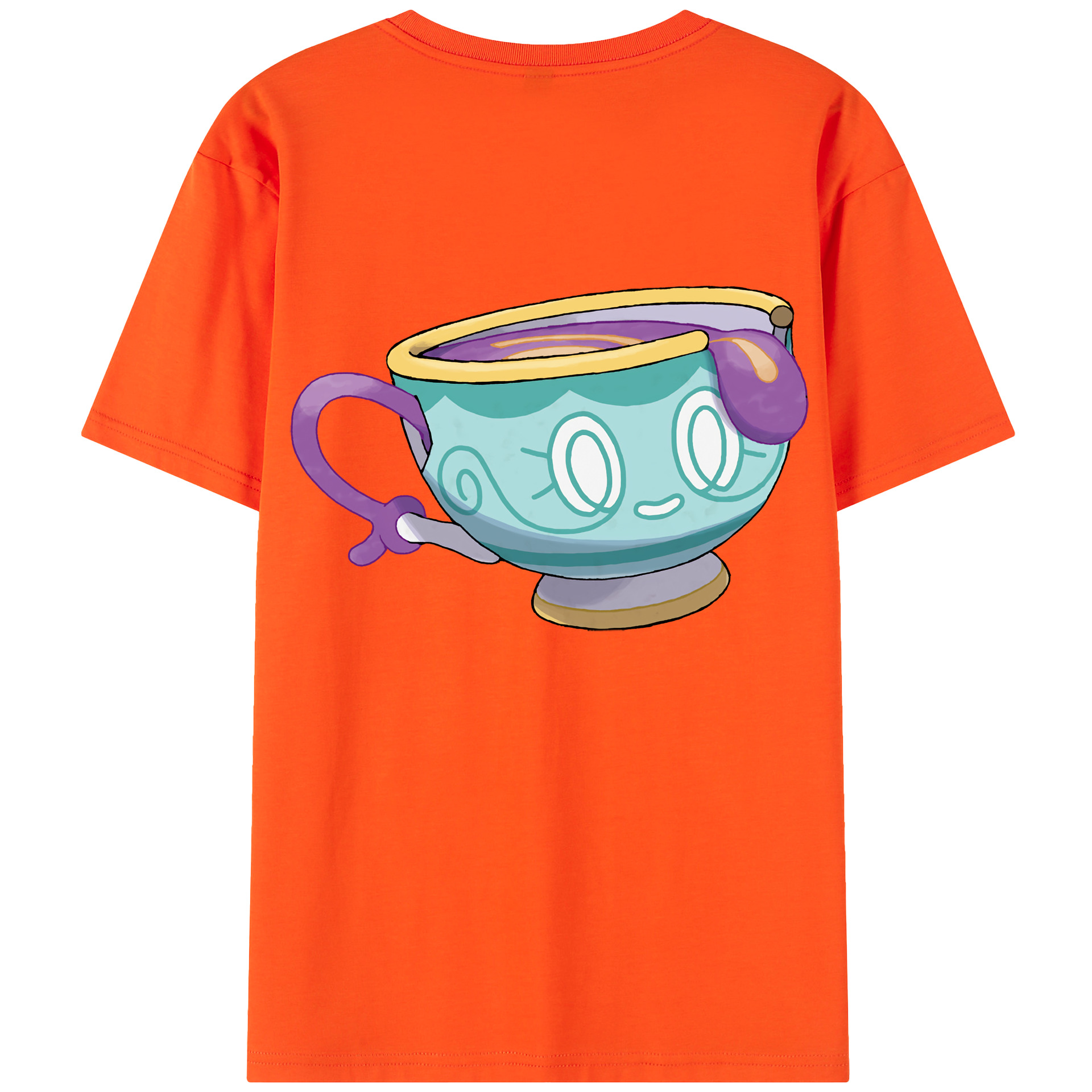 （画像用） ポケットモンスター Pokémon 綿100％半袖Tシャツ（背面プリント）