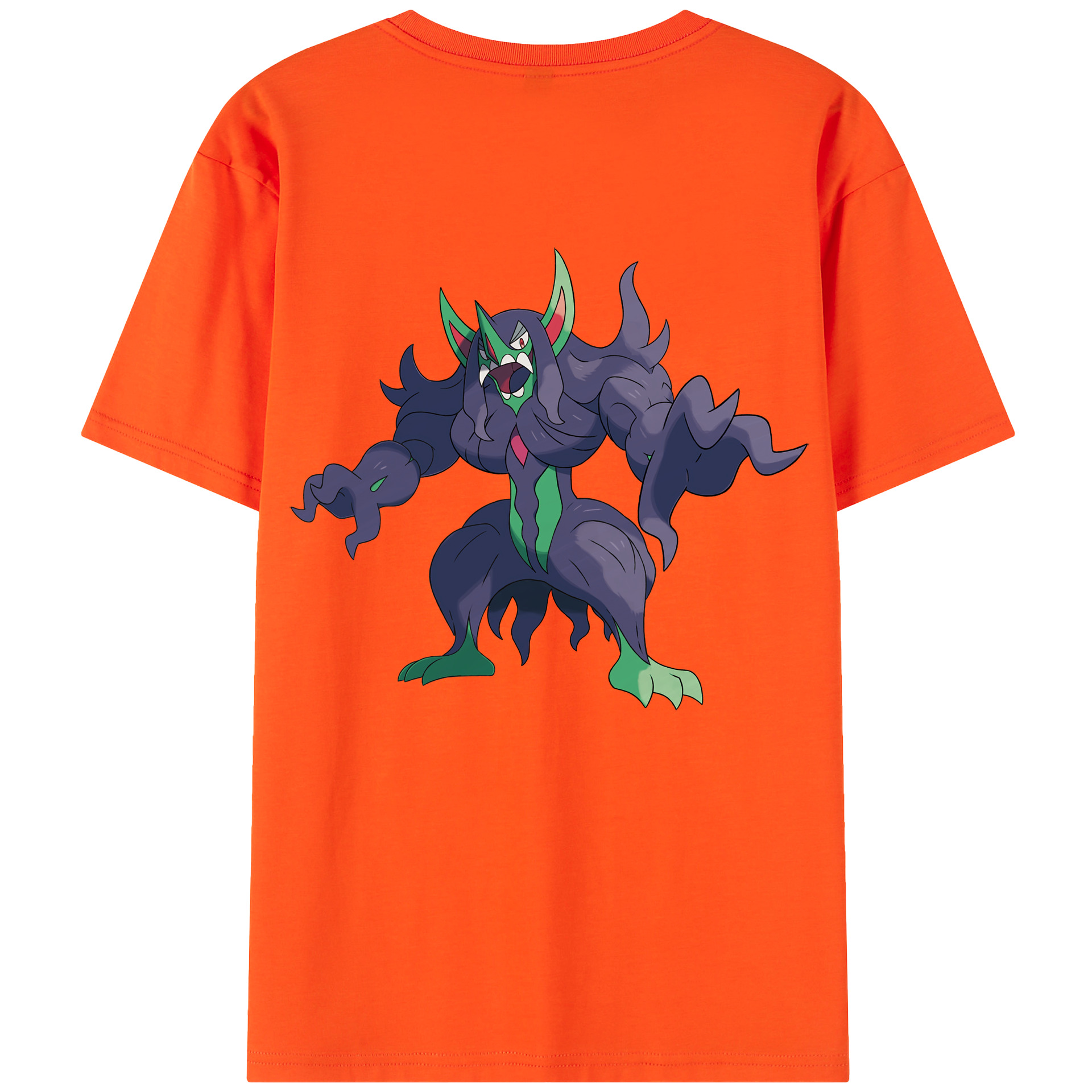 （画像用） ポケットモンスター Pokémon 綿100％半袖Tシャツ（背面プリント）