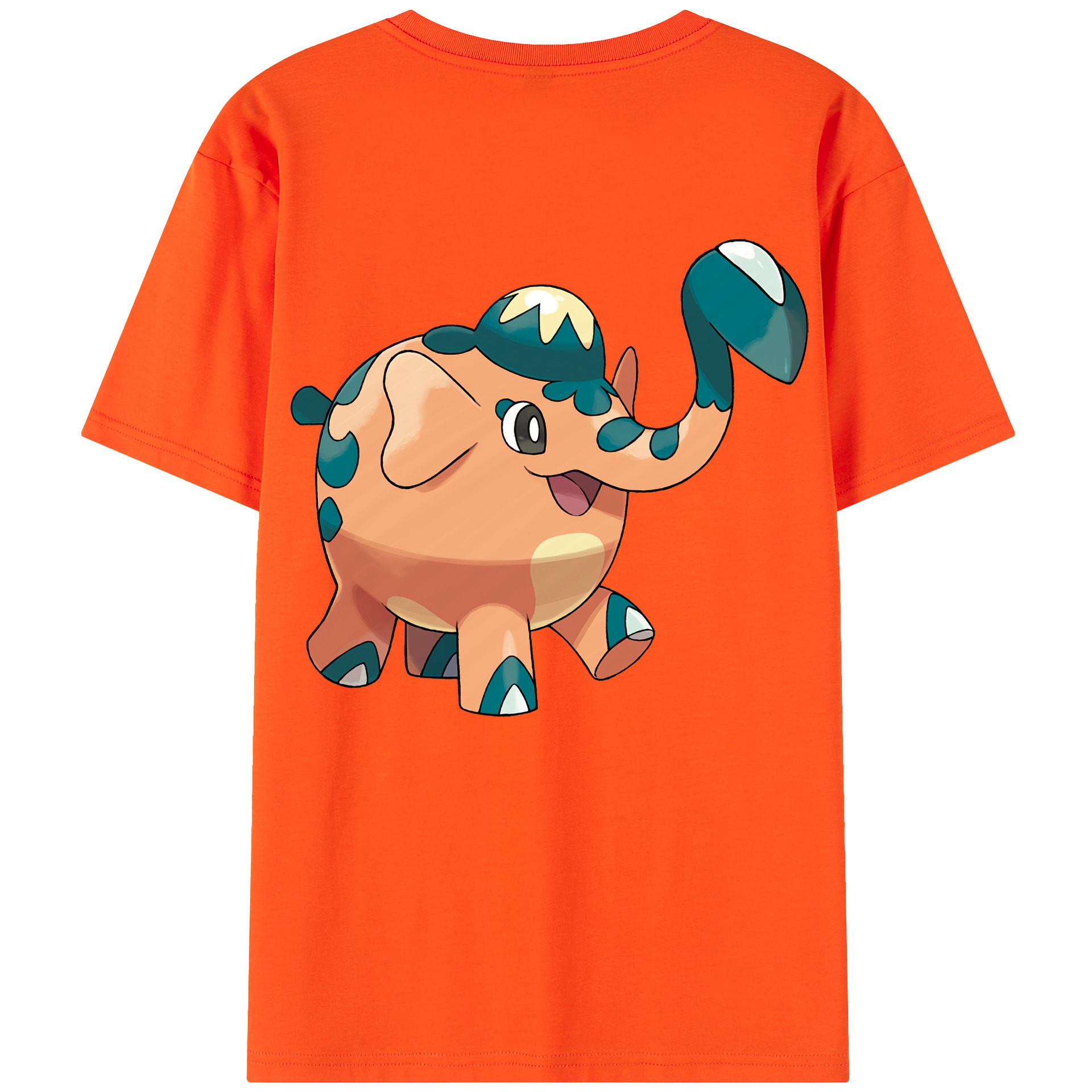（画像用） ポケットモンスター Pokémon 綿100％半袖Tシャツ（背面プリント）