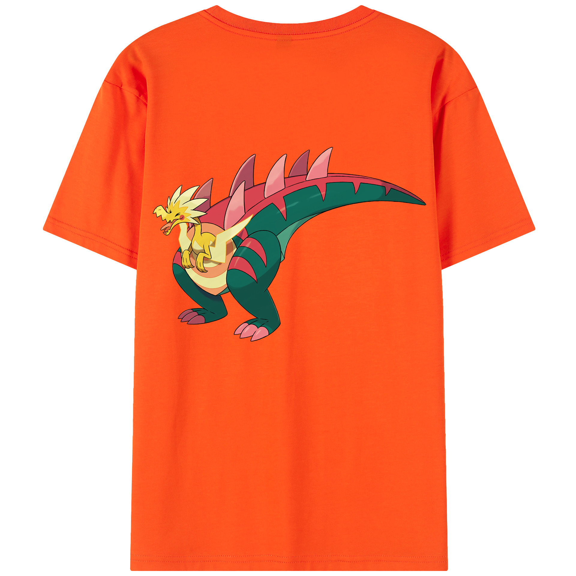 （画像用） ポケットモンスター Pokémon 綿100％半袖Tシャツ（背面プリント）