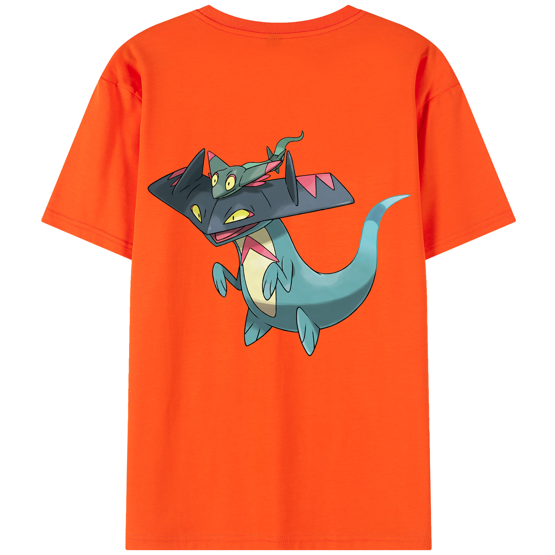 （画像用） ポケットモンスター Pokémon 綿100％半袖Tシャツ（背面プリント）
