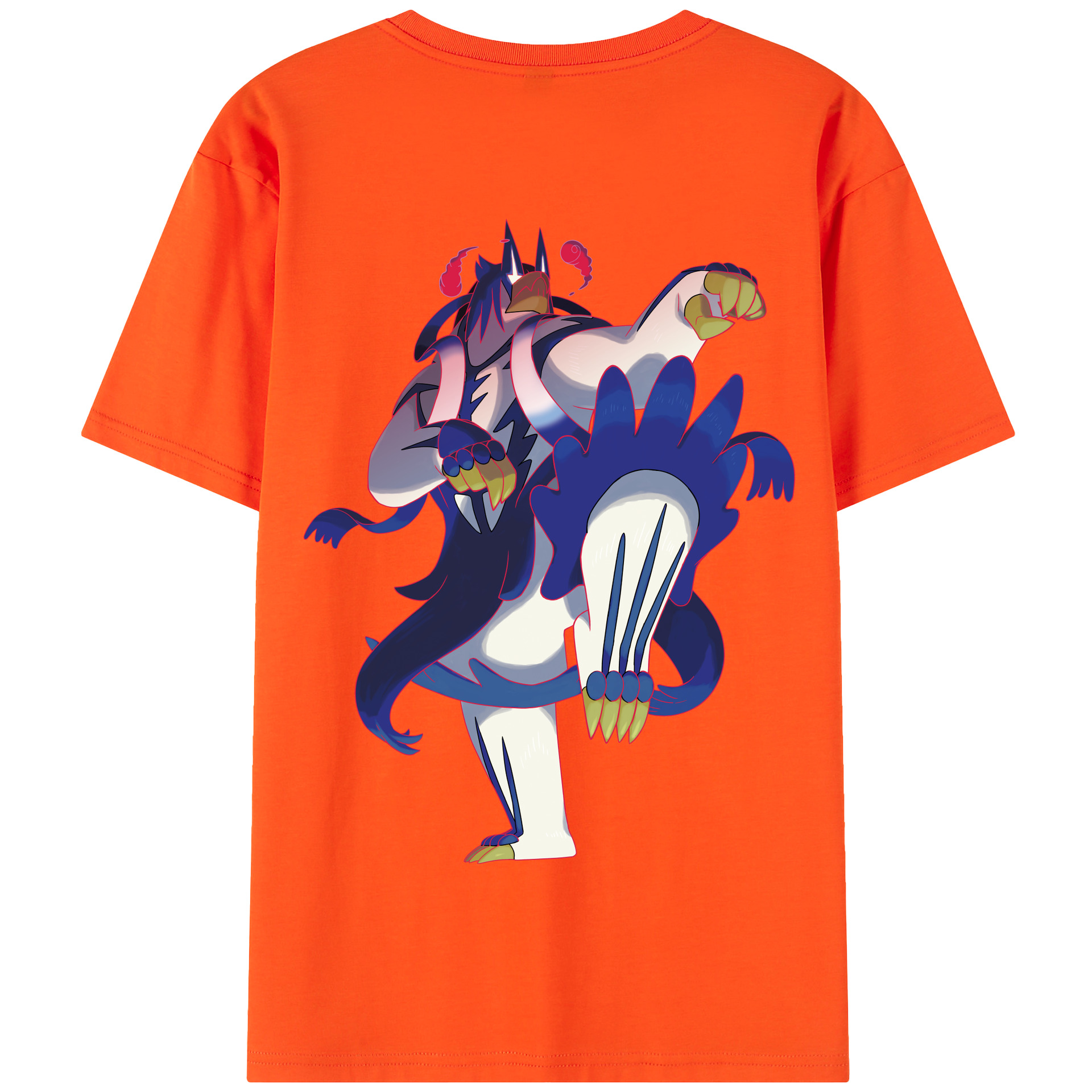 （画像用） ポケットモンスター Pokémon 綿100％半袖Tシャツ（背面プリント）