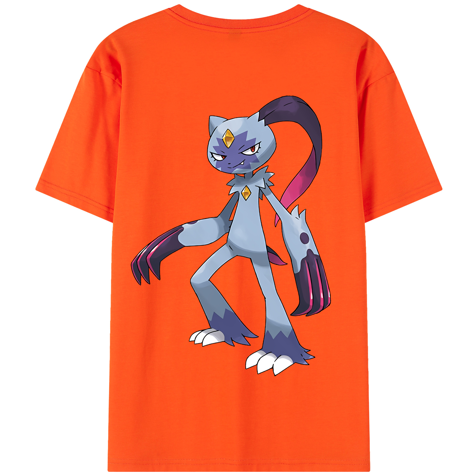 （画像用） ポケットモンスター Pokémon 綿100％半袖Tシャツ（背面プリント）