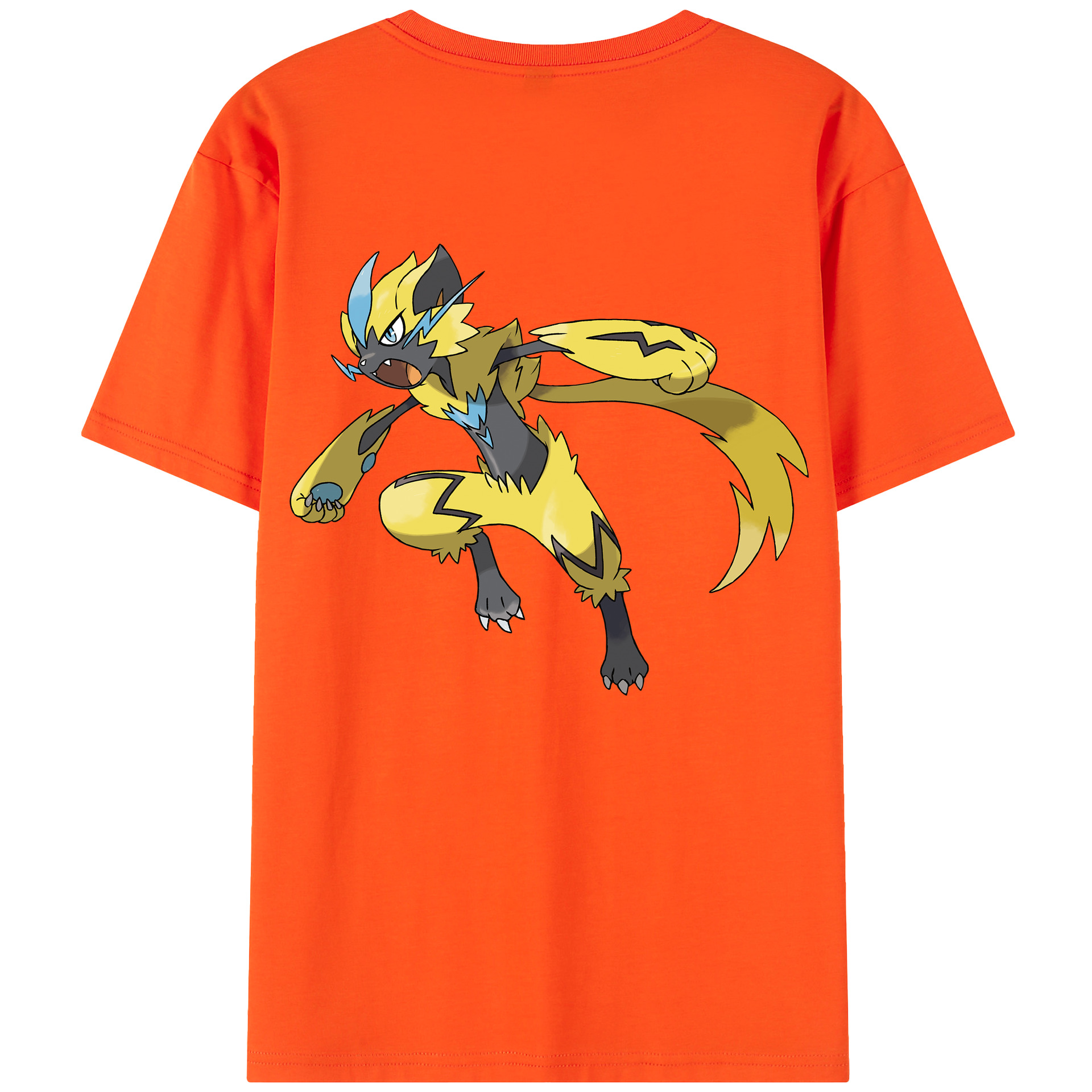 （画像用） ポケットモンスター Pokémon 綿100％半袖Tシャツ（背面プリント）