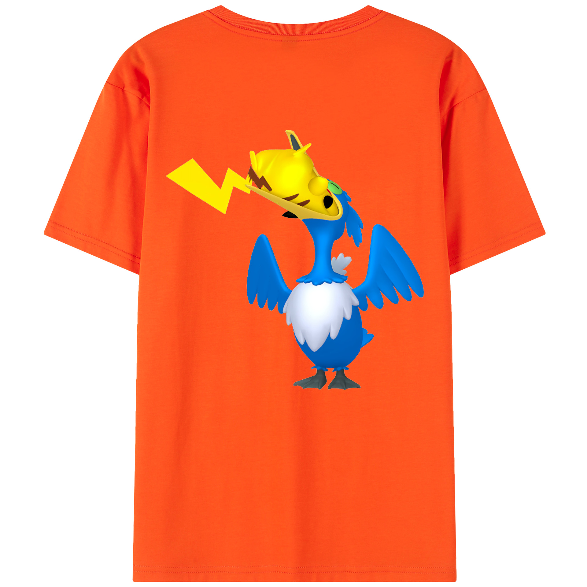 （画像用） ポケットモンスター Pokémon 綿100％半袖Tシャツ（背面プリント）