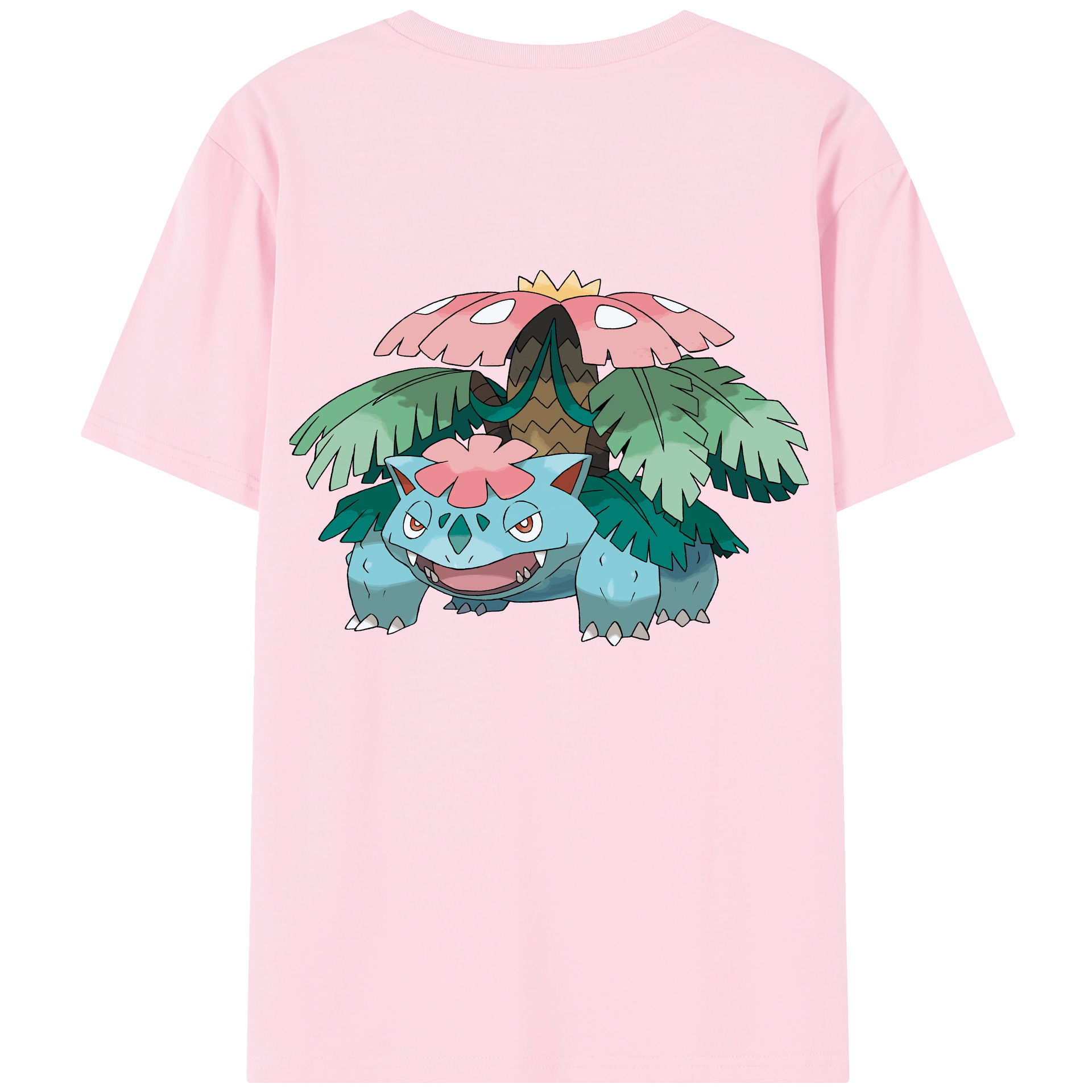 （画像用） ポケットモンスター Pokémon 綿100％半袖Tシャツ（背面プリント）