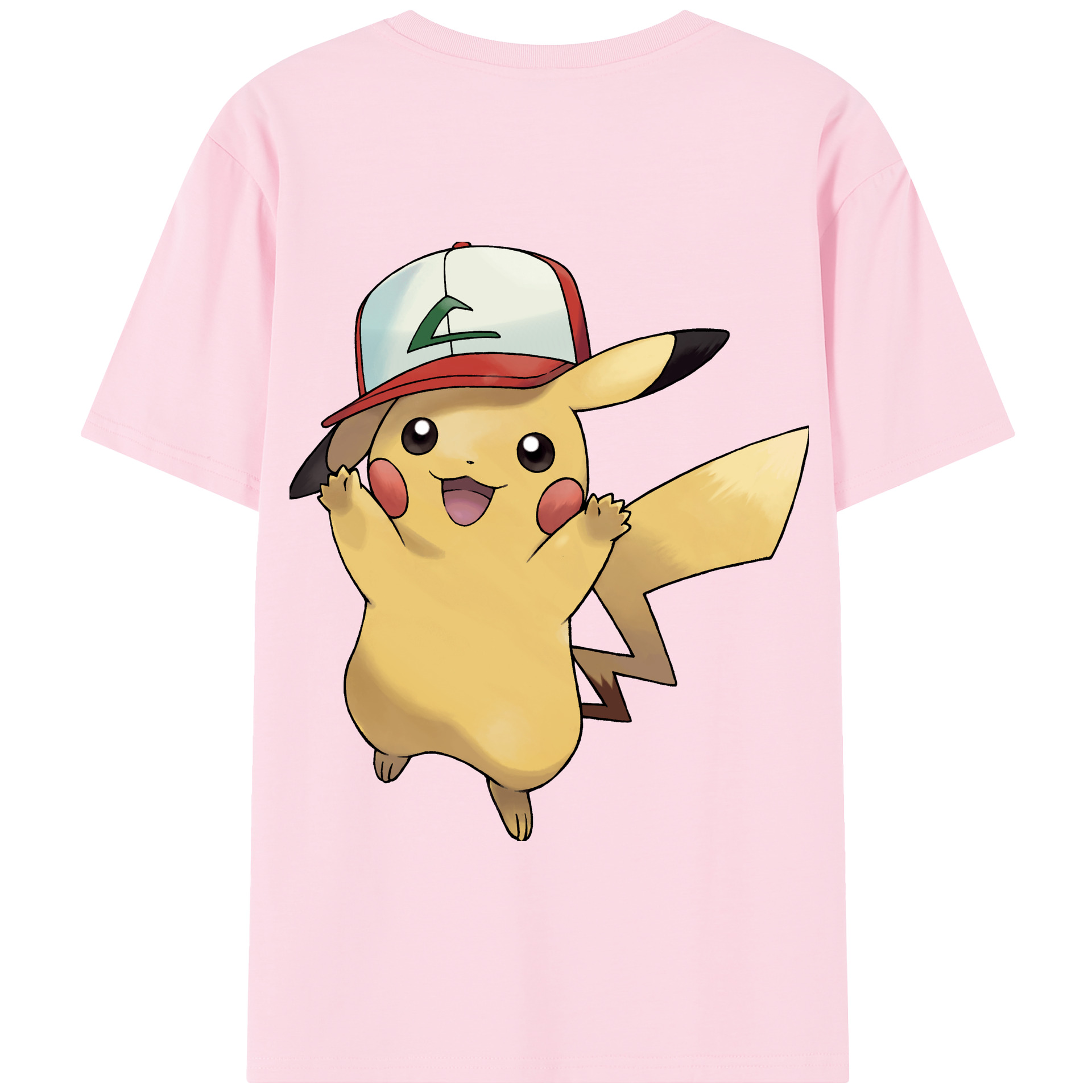 （画像用） ポケットモンスター Pokémon 綿100％半袖Tシャツ（背面プリント）