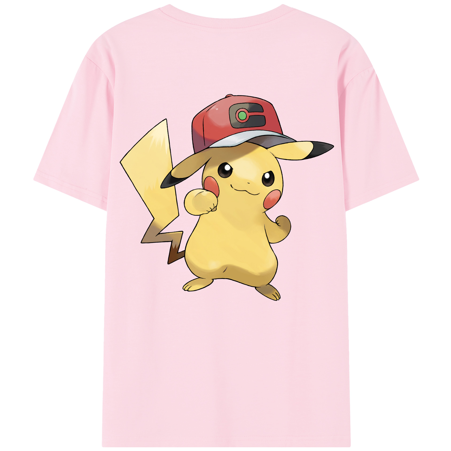 （画像用） ポケットモンスター Pokémon 綿100％半袖Tシャツ（背面プリント）